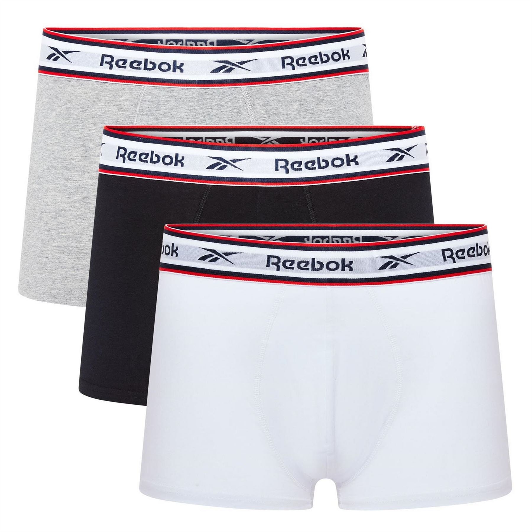Reebok Mens Pack Boxer Shorts Barlow