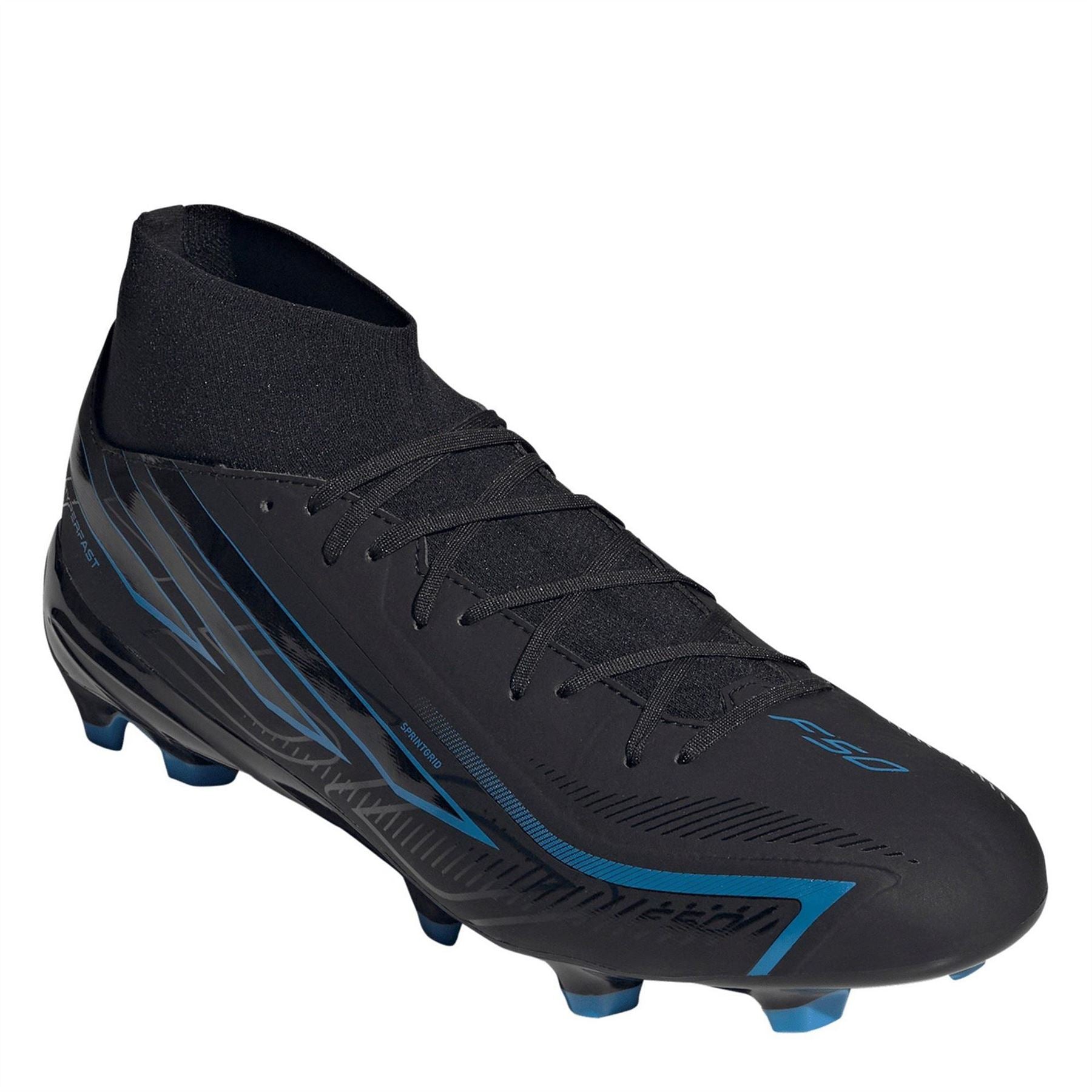 adidas Mens Hyperfast League Mid Firm Ground Football Boots