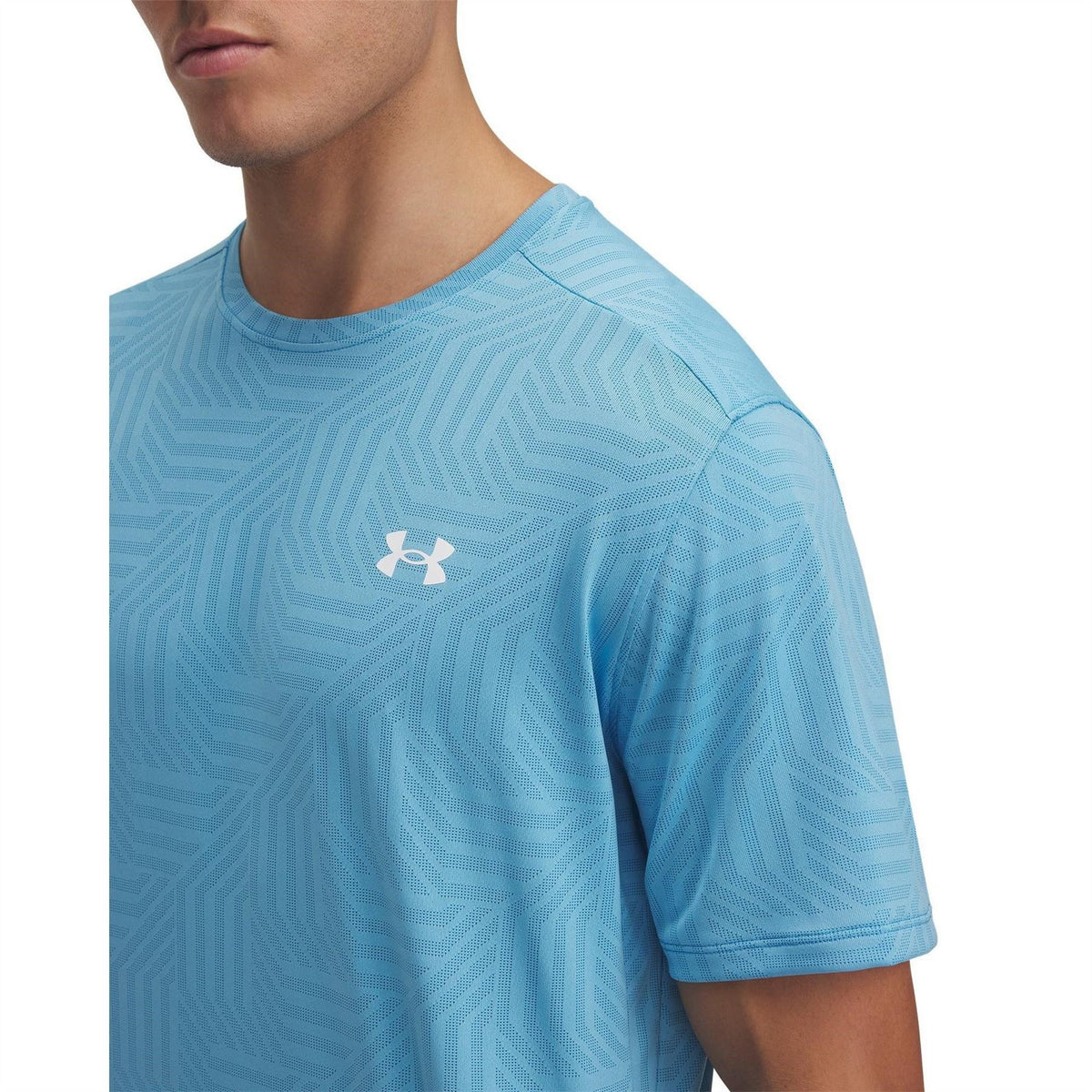 Under Armour Tech Vent Geotessa Short Sleeve Performance Gym Top