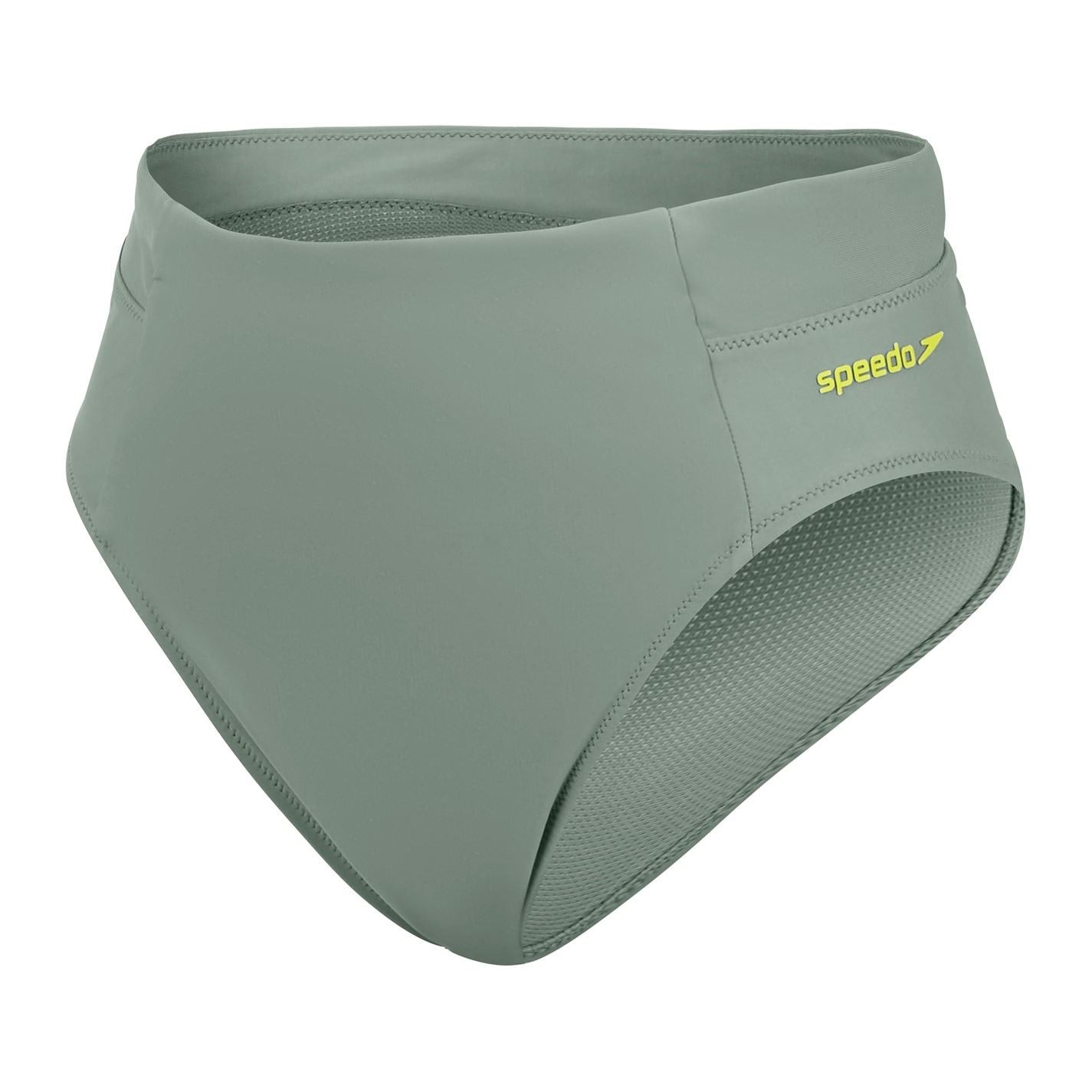 Speedo High Leg Mid Waist Bikini Bottom