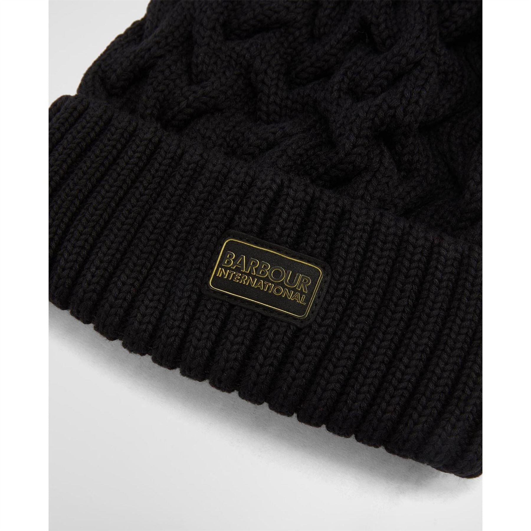 Barbour International Cable Knit Beanie