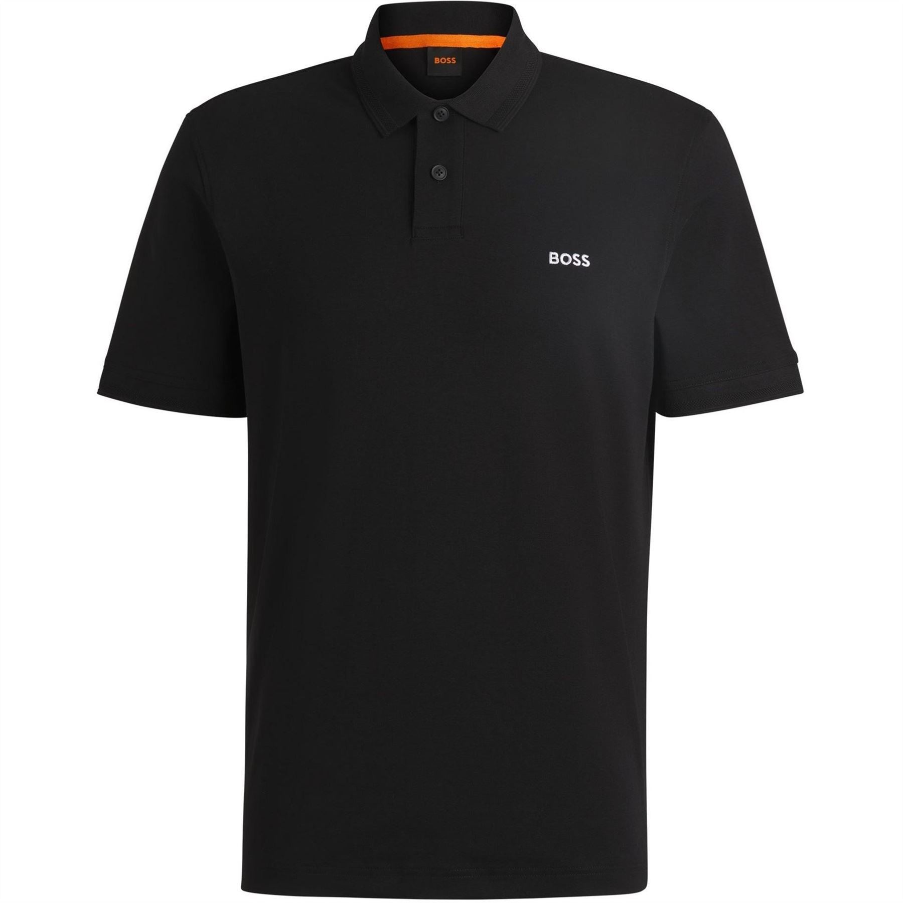 Boss Collared Neck Short Sleeve Regular Fit Shirt