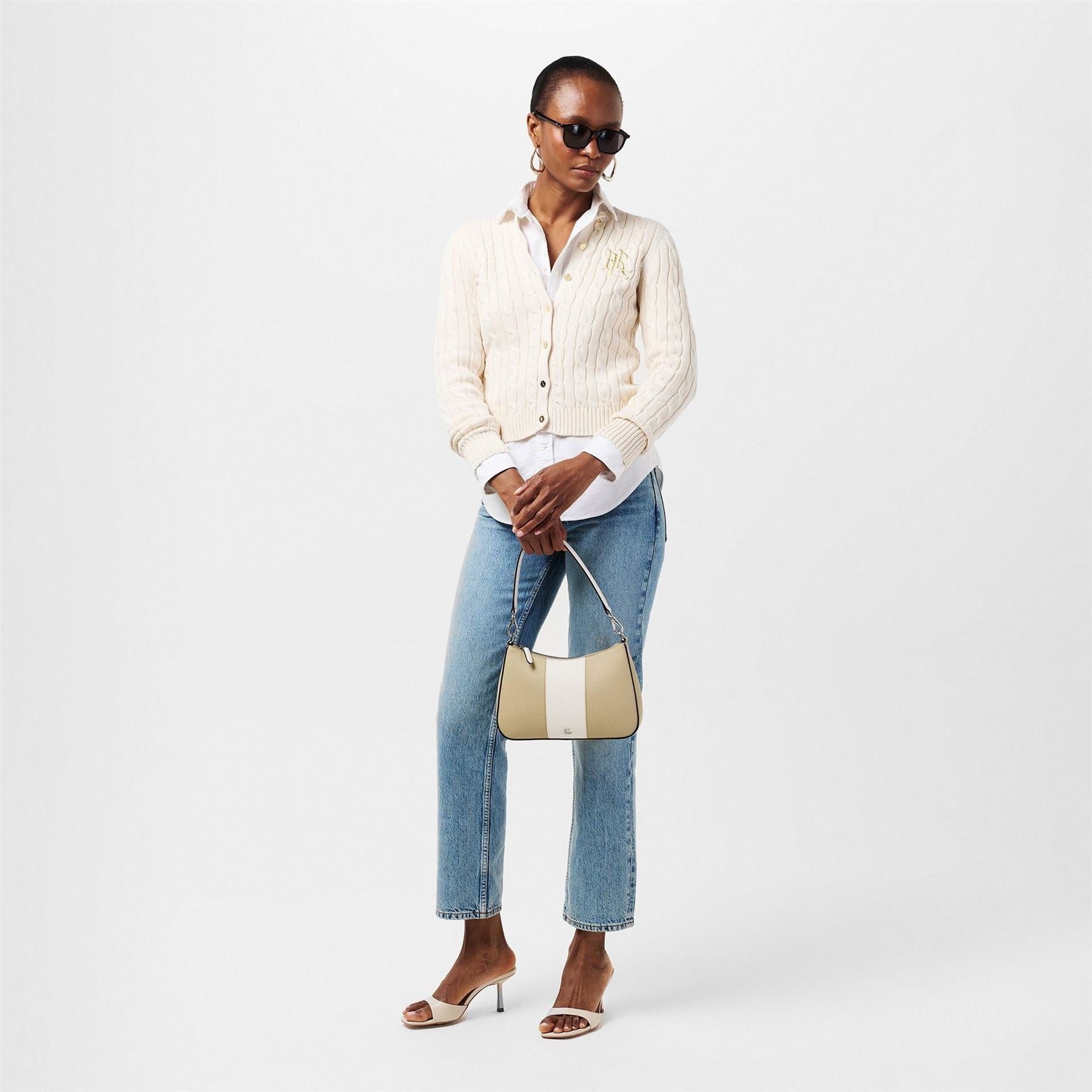 Lauren by Ralph Lauren Danni Leather Shoulder Bag