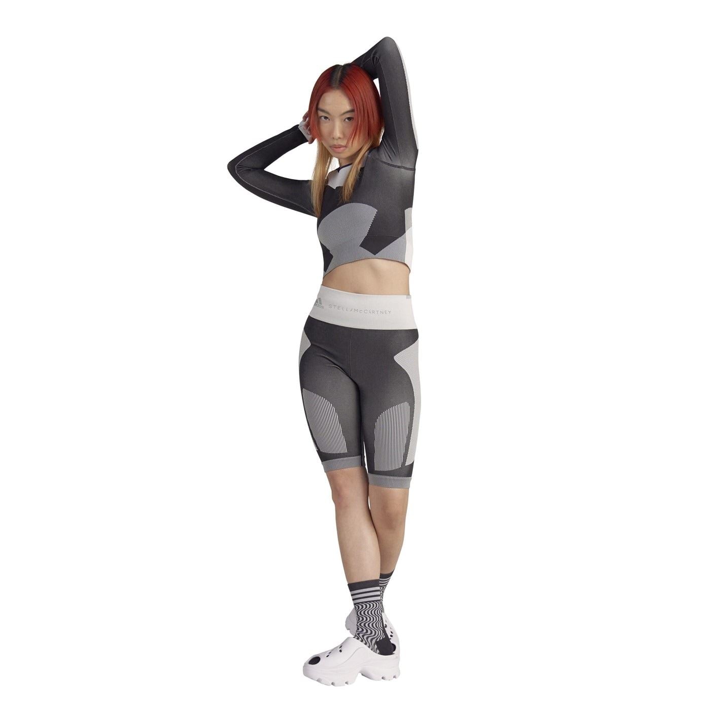 adidas by Stella McCartney Womens Asymetrical Cycling Leggings