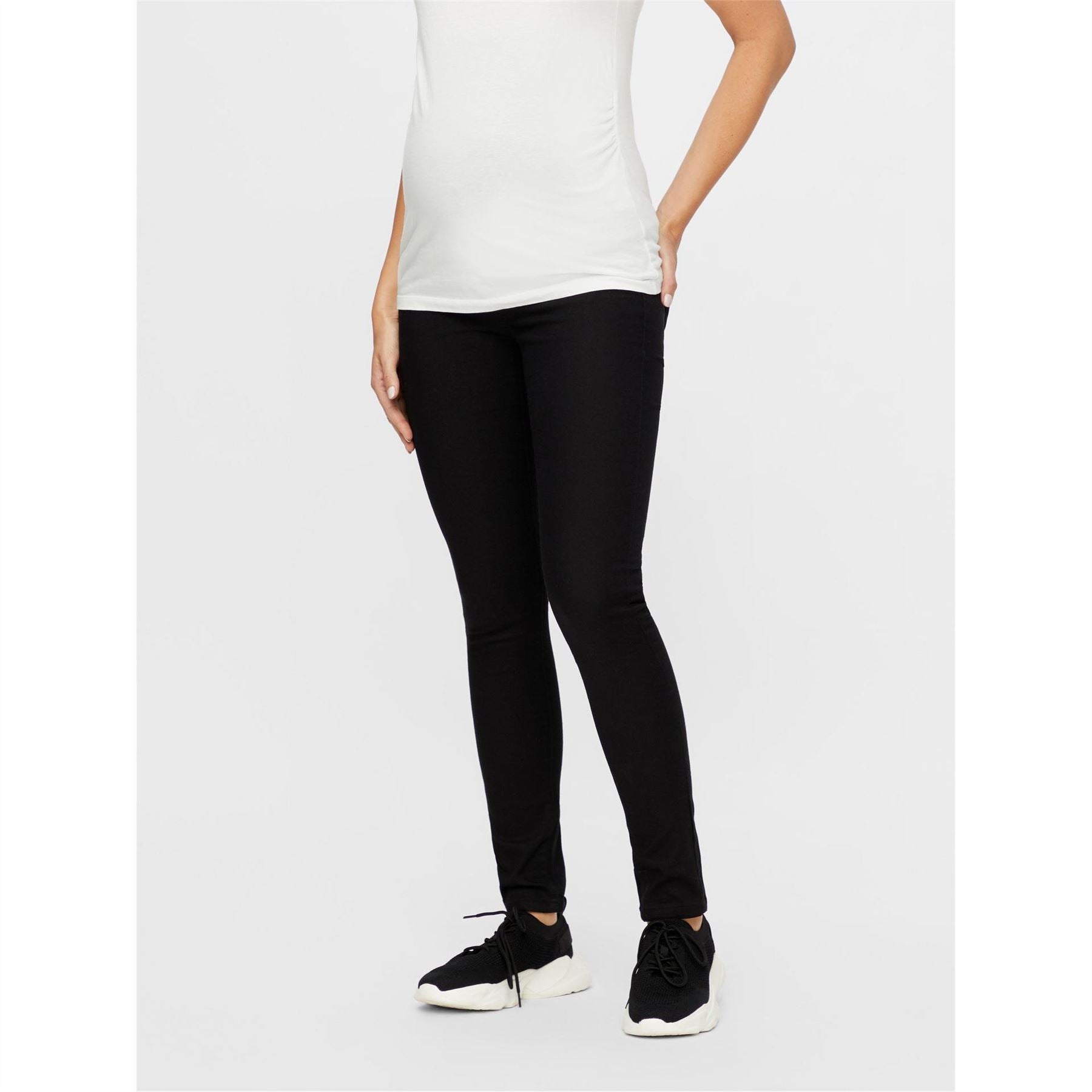 Mamalicious Ladies Maternity Slim Jeans