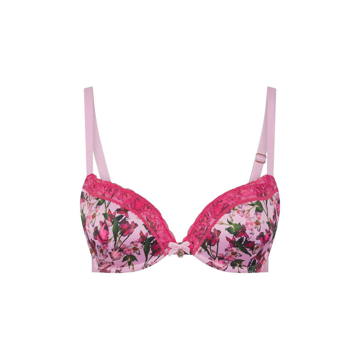 Ted Baker Floral Patterned Push Up T-Shirt Bra