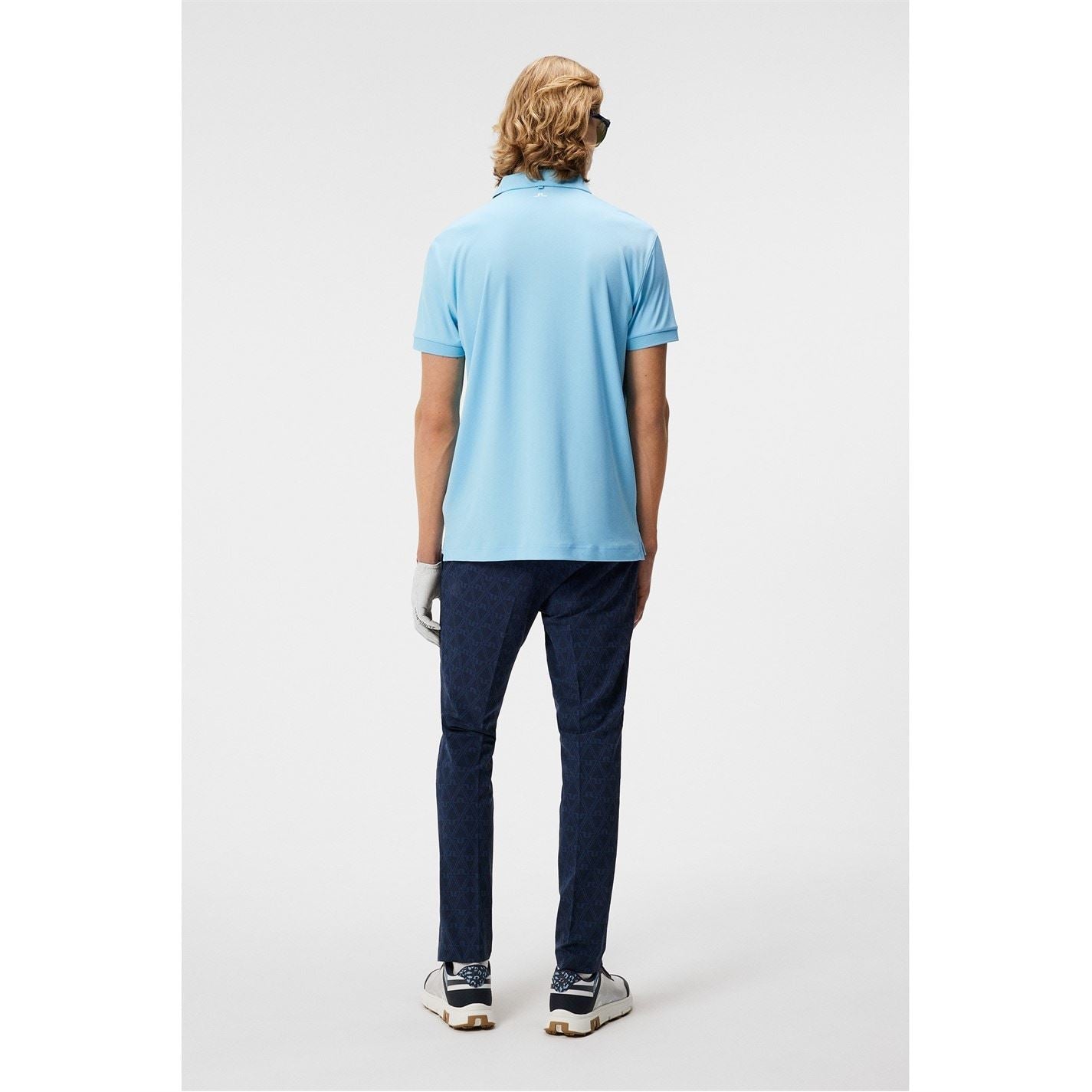 J Lindeberg Golf Junior Tour Tech Short Sleeve Performance Polo Shirt