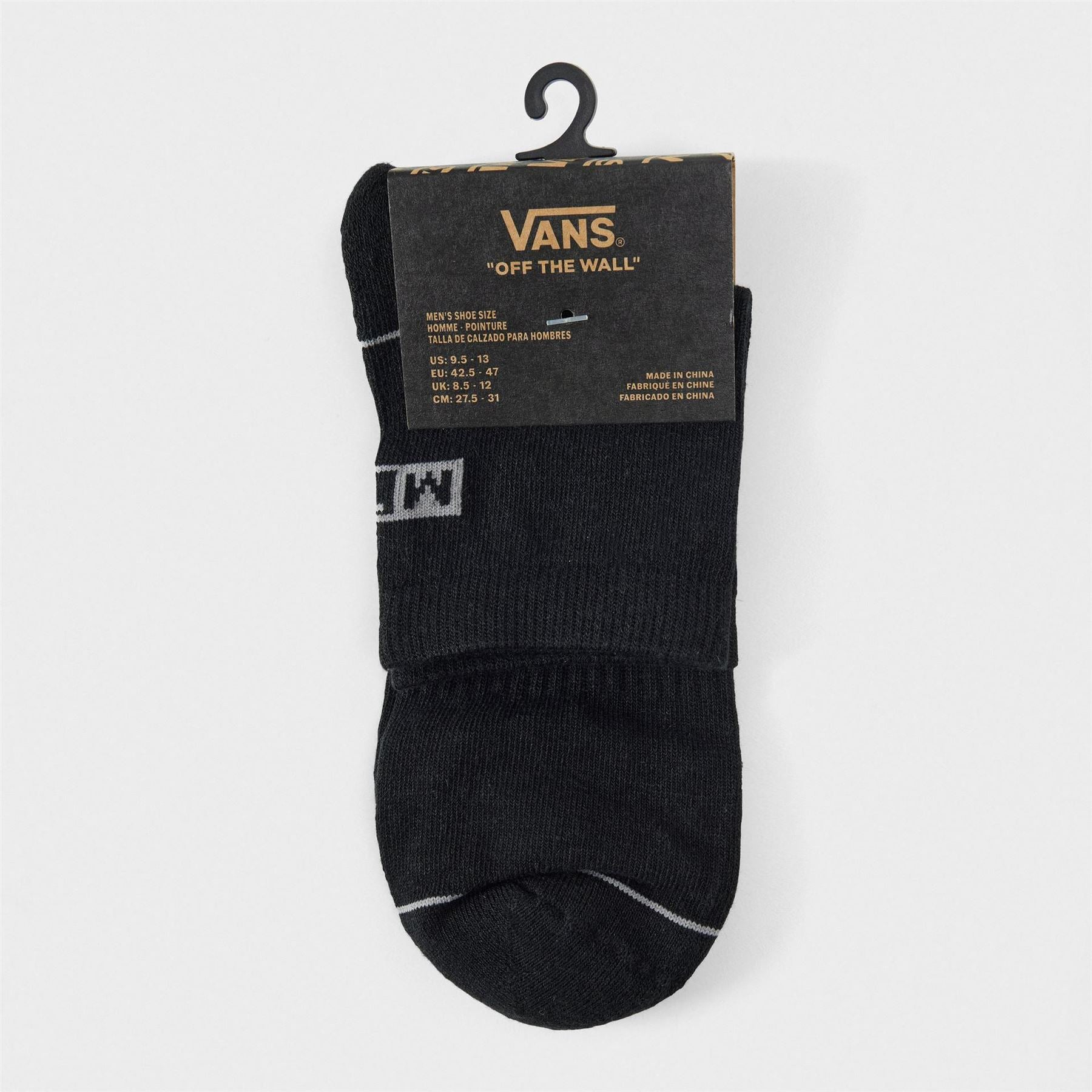 Vans Mens Mte Open Space Ankle Sock Black