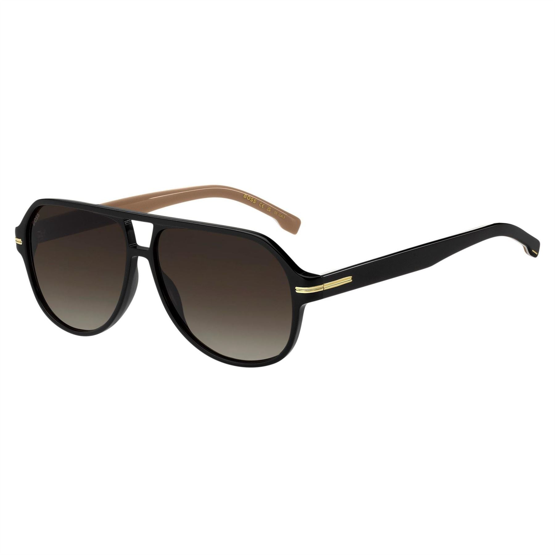 Boss Su Contemporary Square Sunglasses
