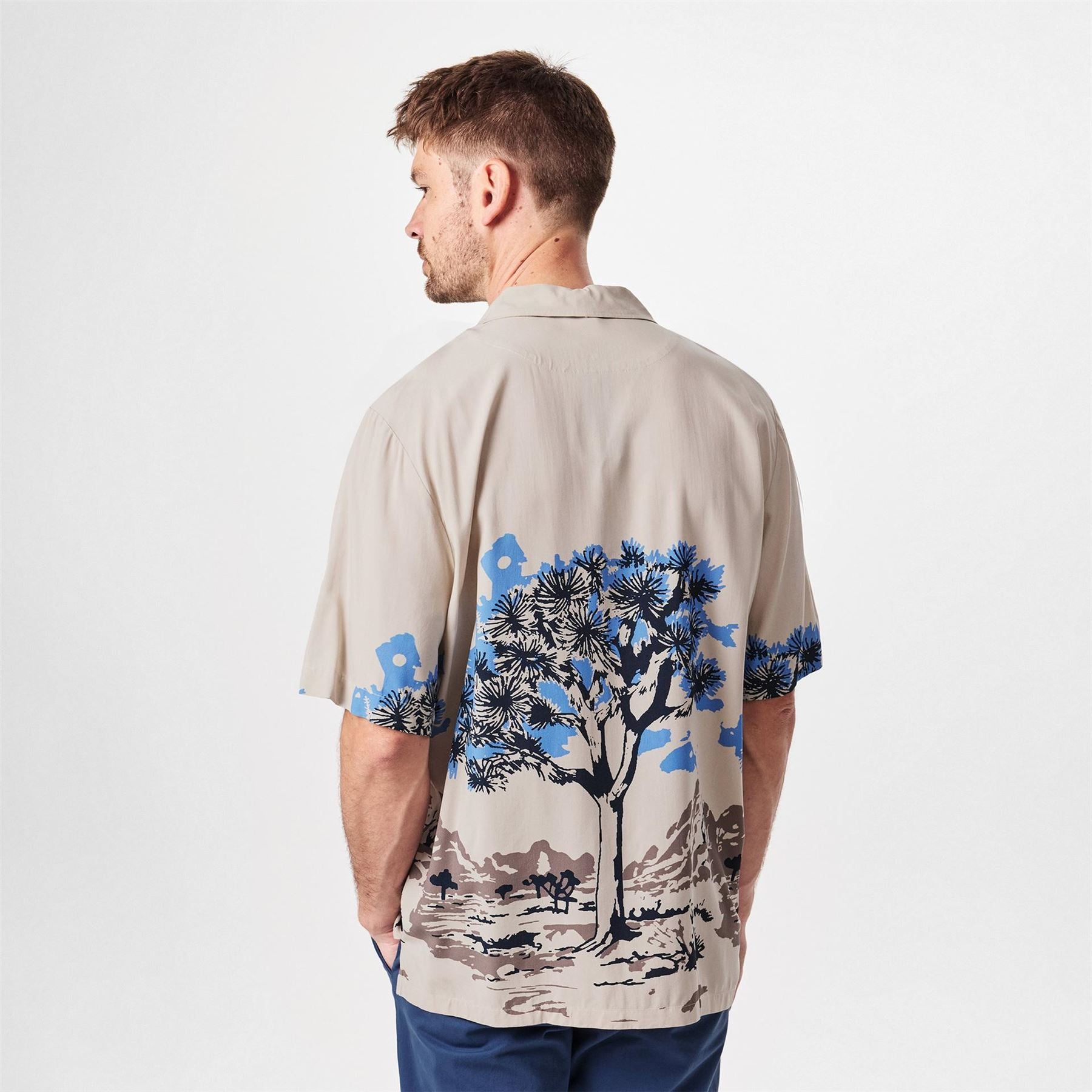 Boss Rayer M Patterned Short Sleeve Shirt
