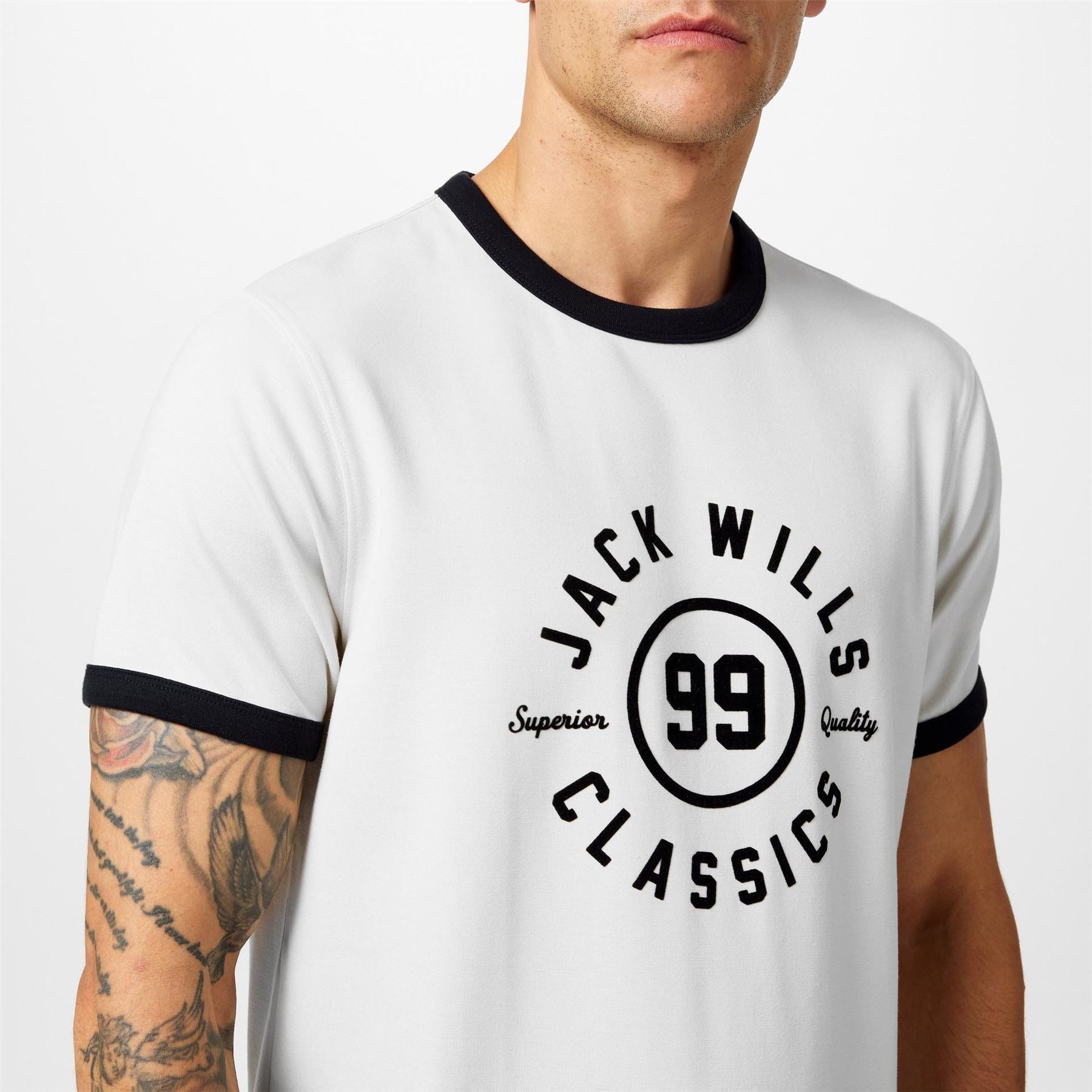 Jack Wills Jw Ringer Graphic Regular Fit T-Shirt