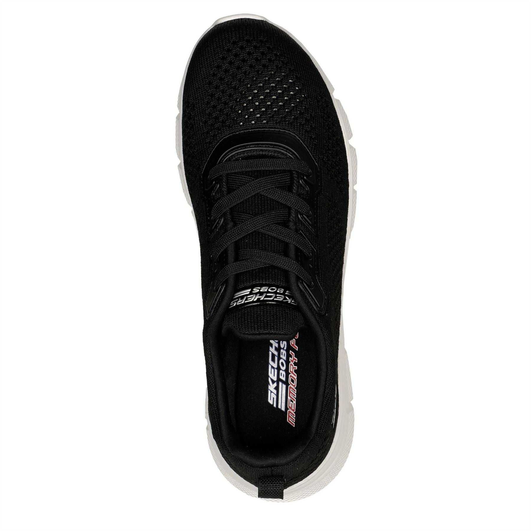 Skechers Bobsbflex Lace Up Low Top Sneakers