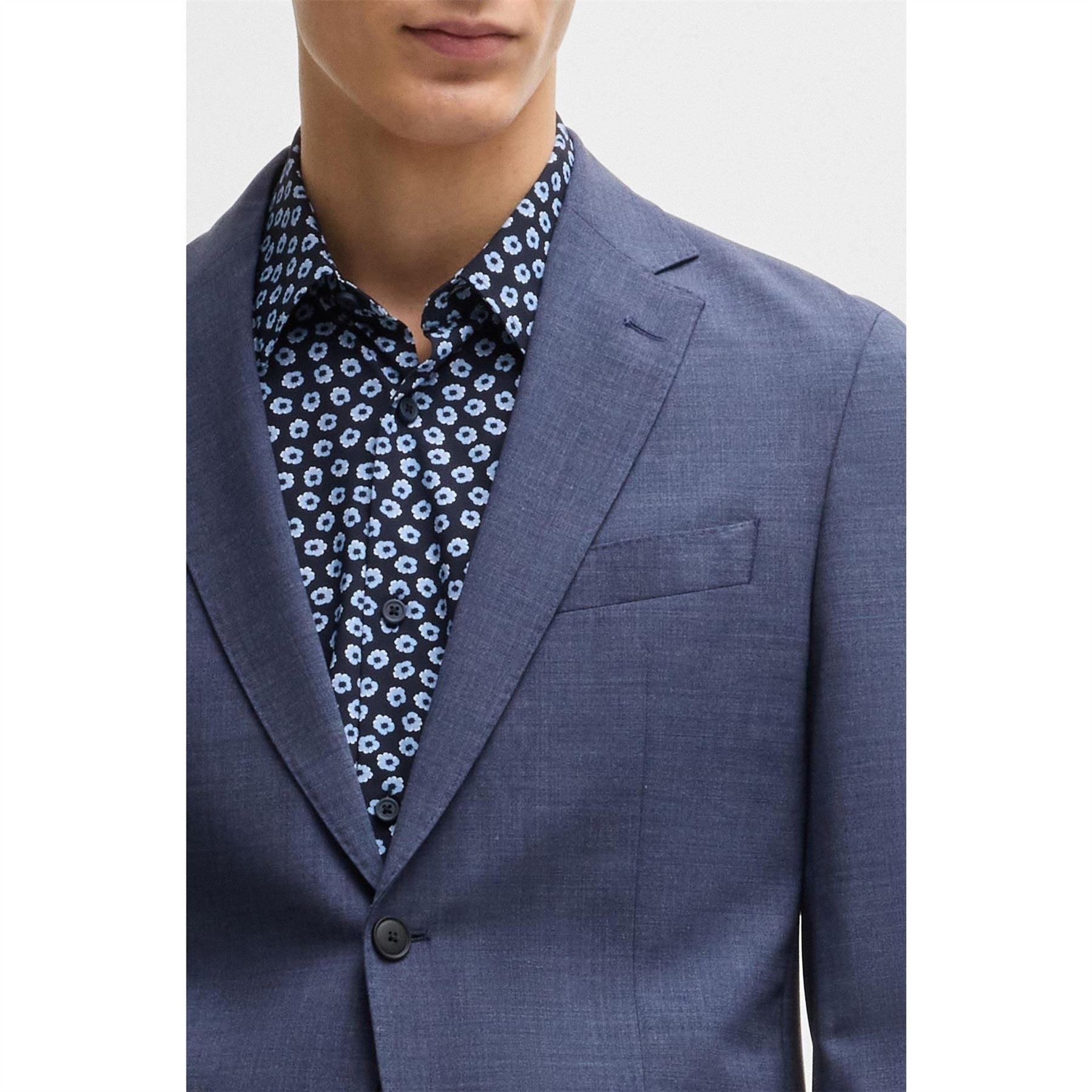 Boss P Roan Kent C1 233 Patterned Long Sleeve Shirt