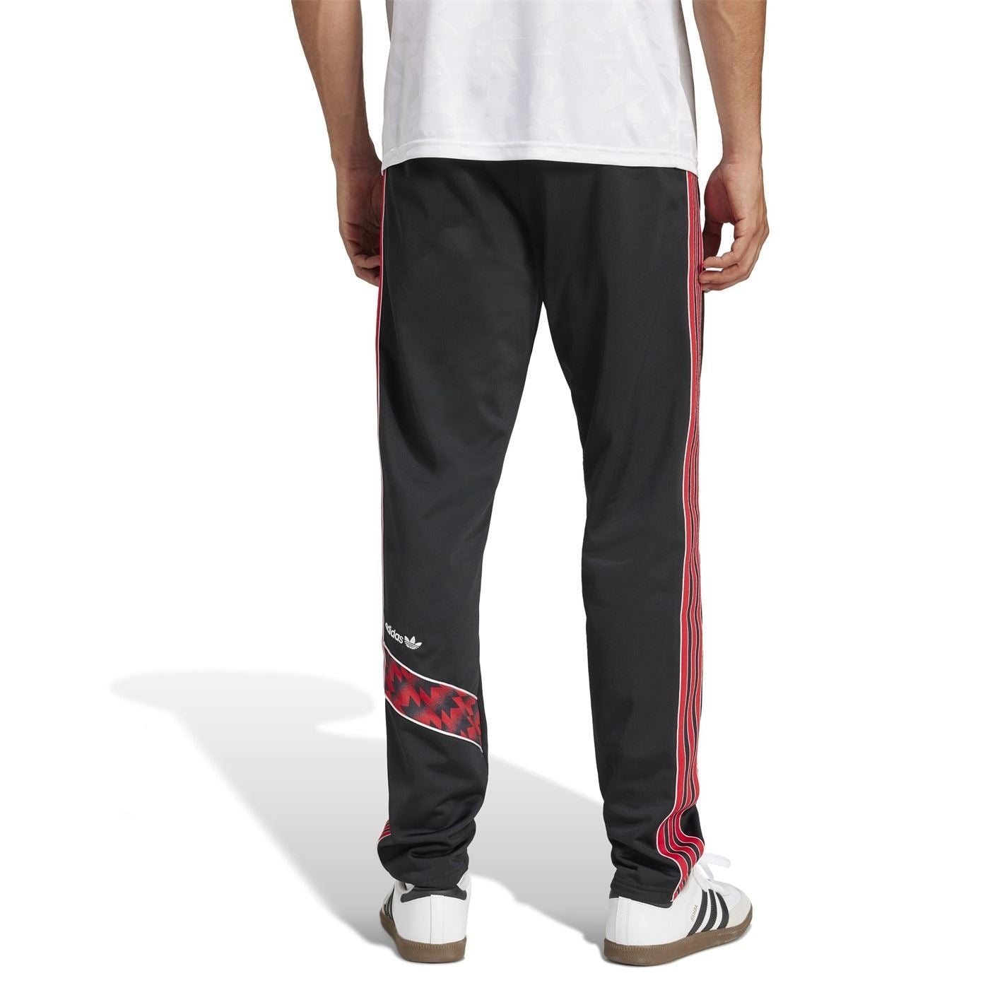 adidas Mufc Solid Patterned Slim Track Pants