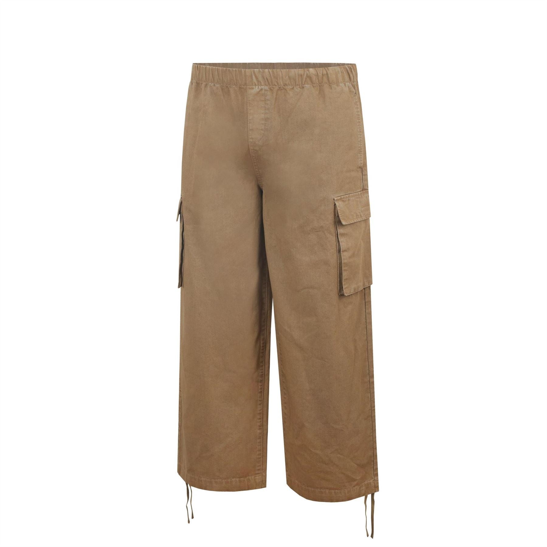 SoulCal Elastic Cuff Straight Leg Cargo Joggers with Tie Hem