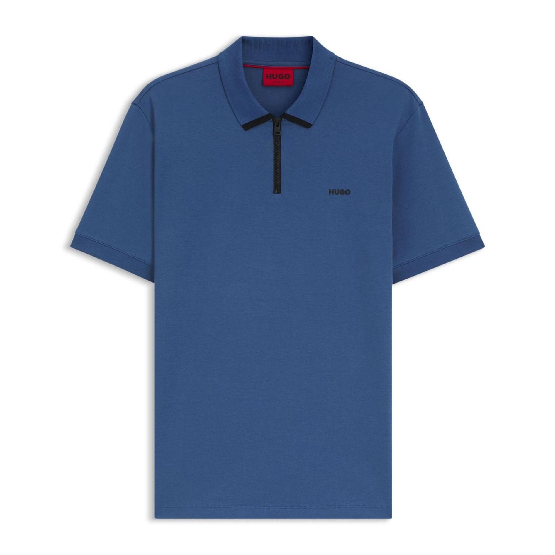 Hugo Contrast Logo Polo Shirt