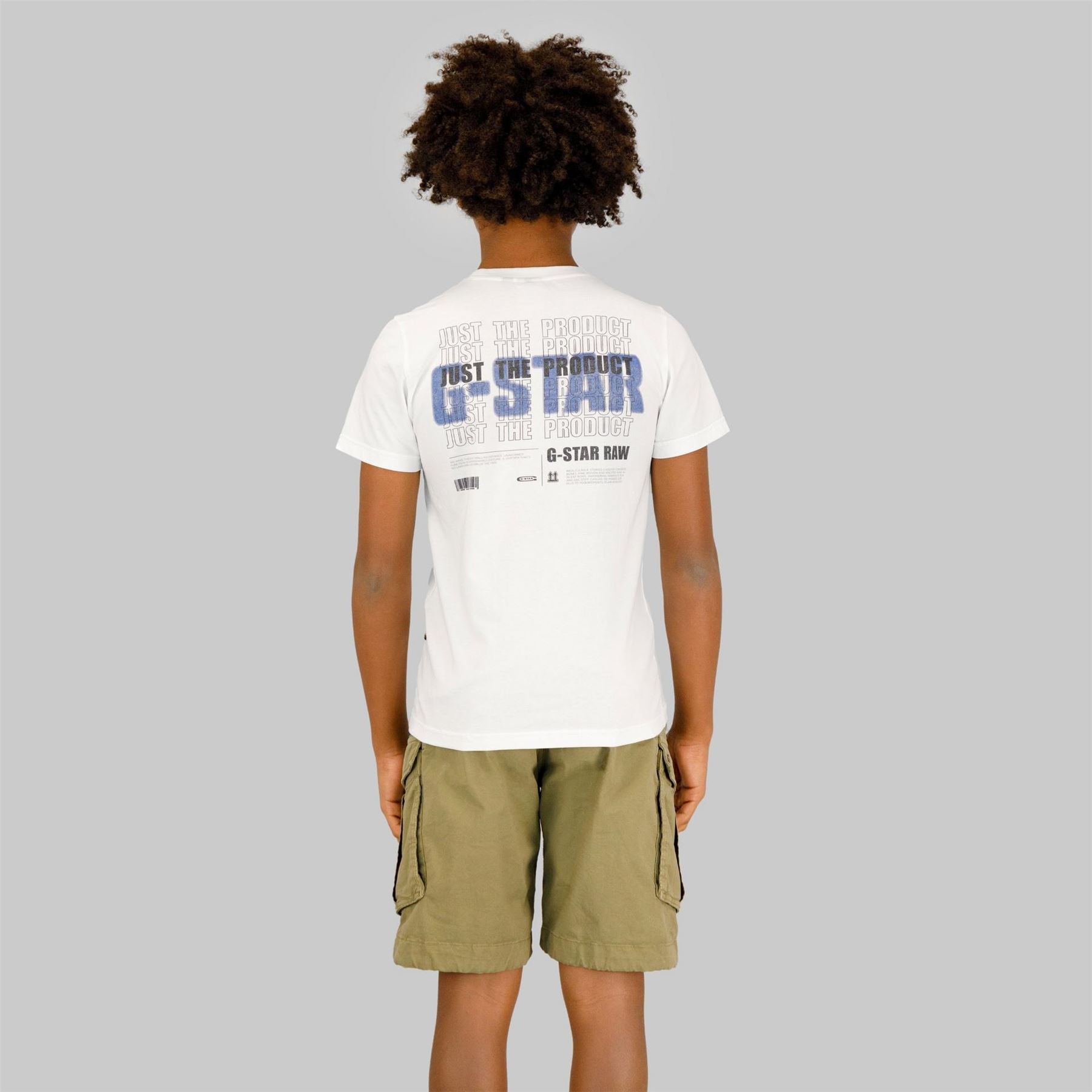 G Star Regular Fit Lettering Crew Neck T-Shirt
