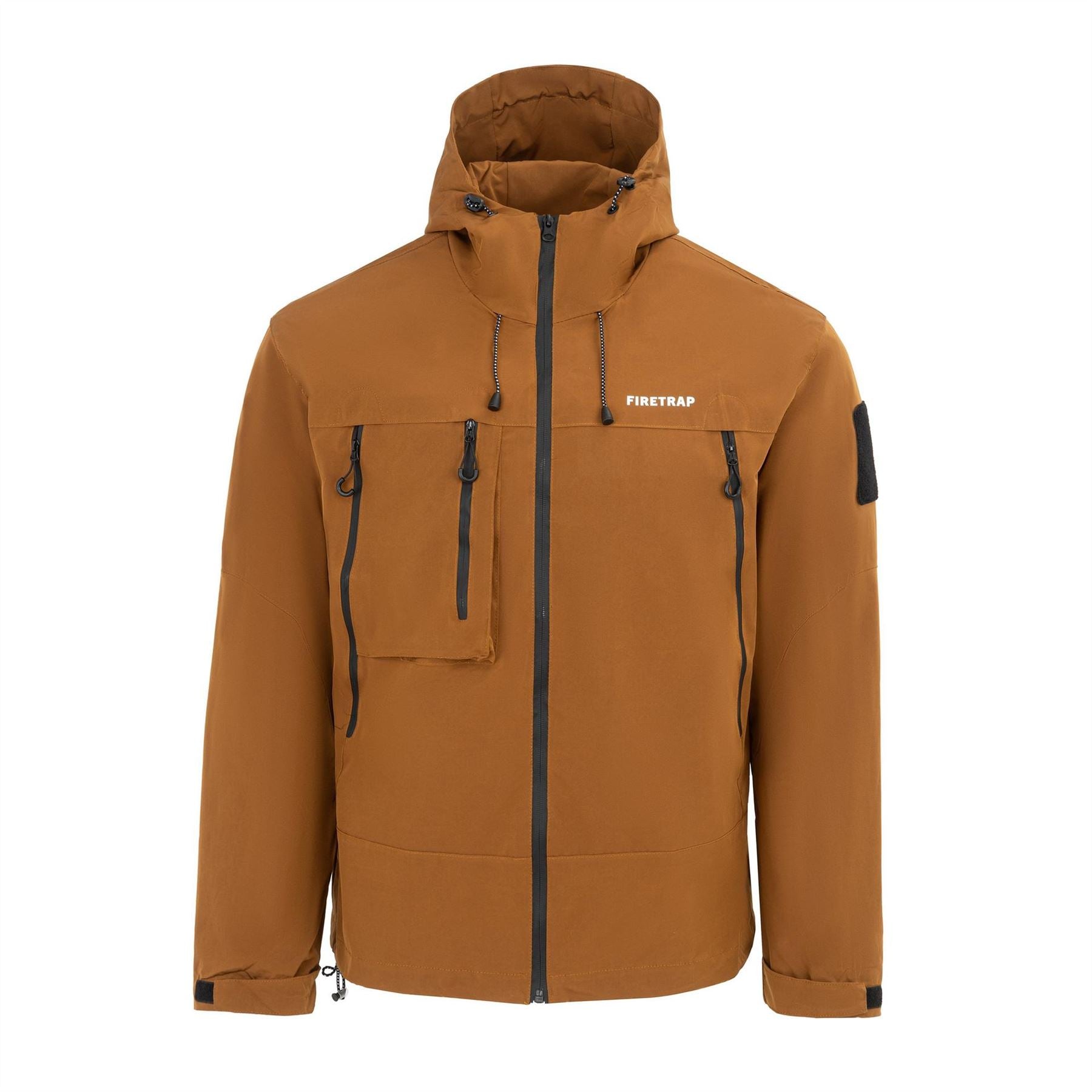 Firetrap Windproof Hooded Long Sleeve Windbreaker