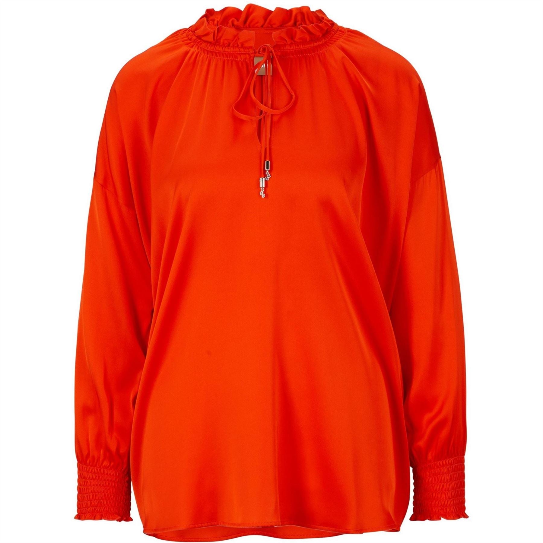 Boss Baratina Blouse, Drawstring Neckline