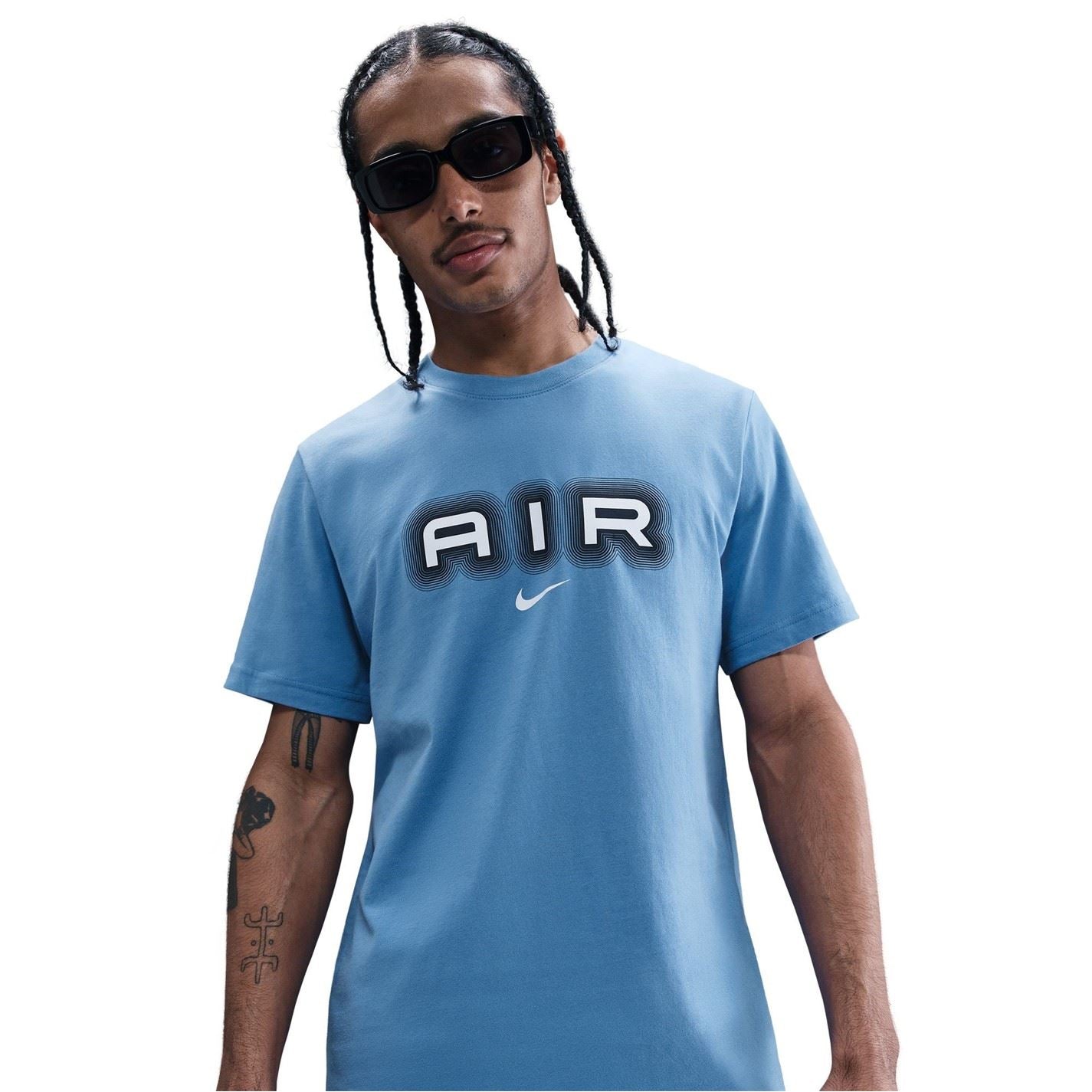 Nike Regular Fit Arch Lettering Crew Neck T-Shirt