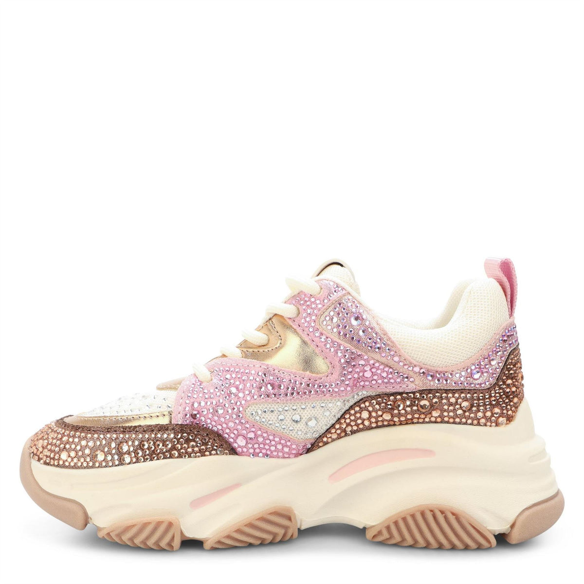 Steve Madden Juniors Privy Textured Lace-Up Sneakers