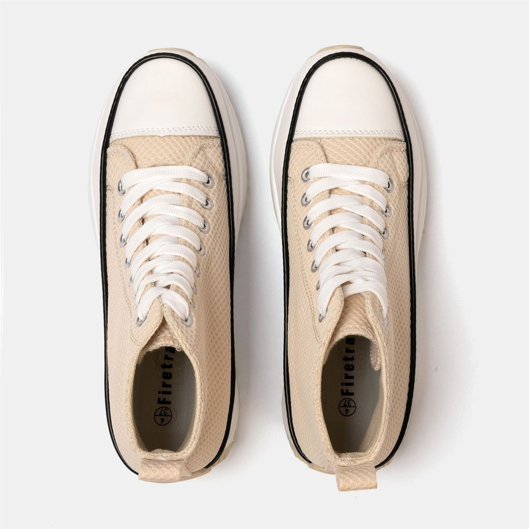 Firetrap Platform Hi Top Ladies Trainers