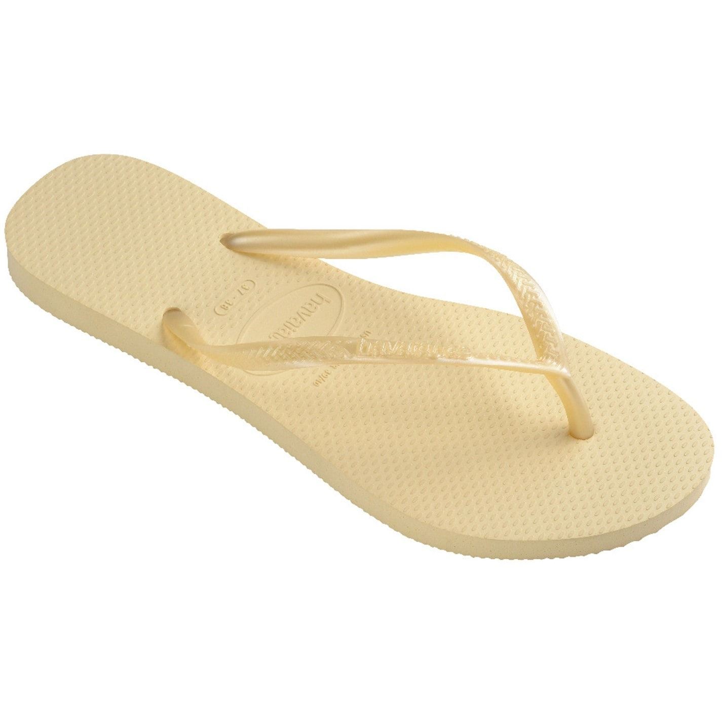 Havaianas Slim Textured Flat Heel Flip Flops