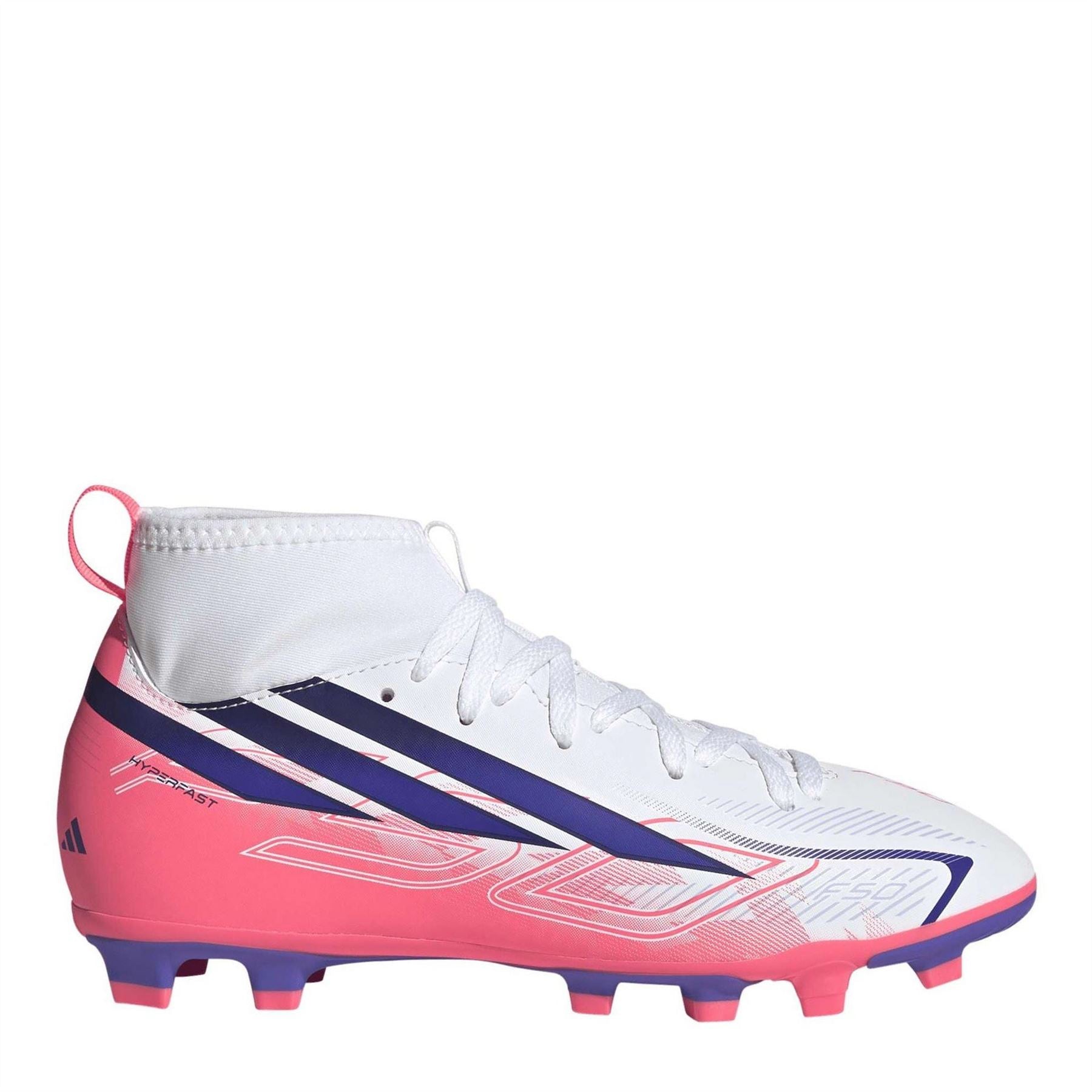 adidas Hyperfast Club Mid Firm Ground Football Boots Kids