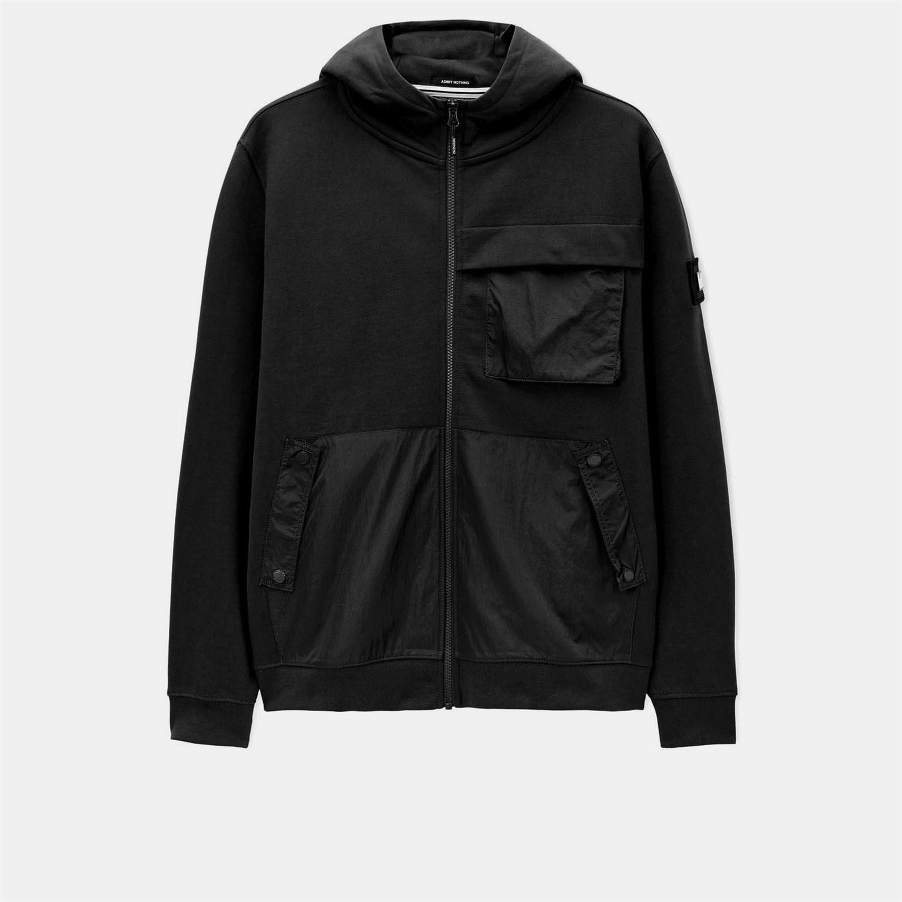 Weekend Offender Daponte Overlay Zip Hoodie