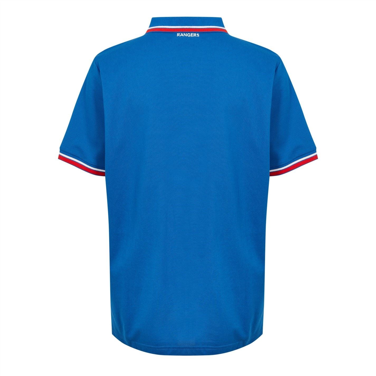 Castore Rangers Pique Polo Shirt Adults
