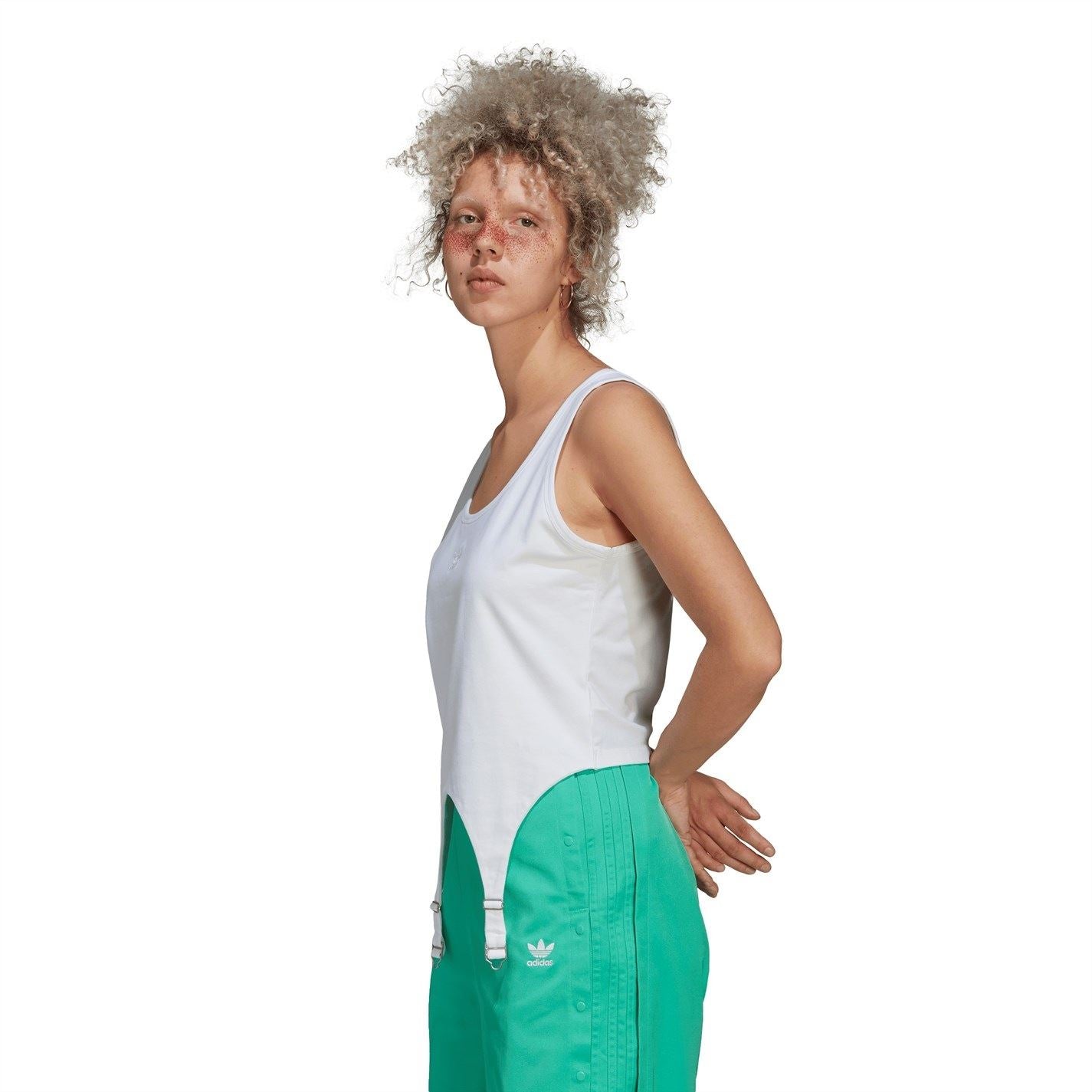 adidas Originals Slim Fit Scoop Neck Tank Top