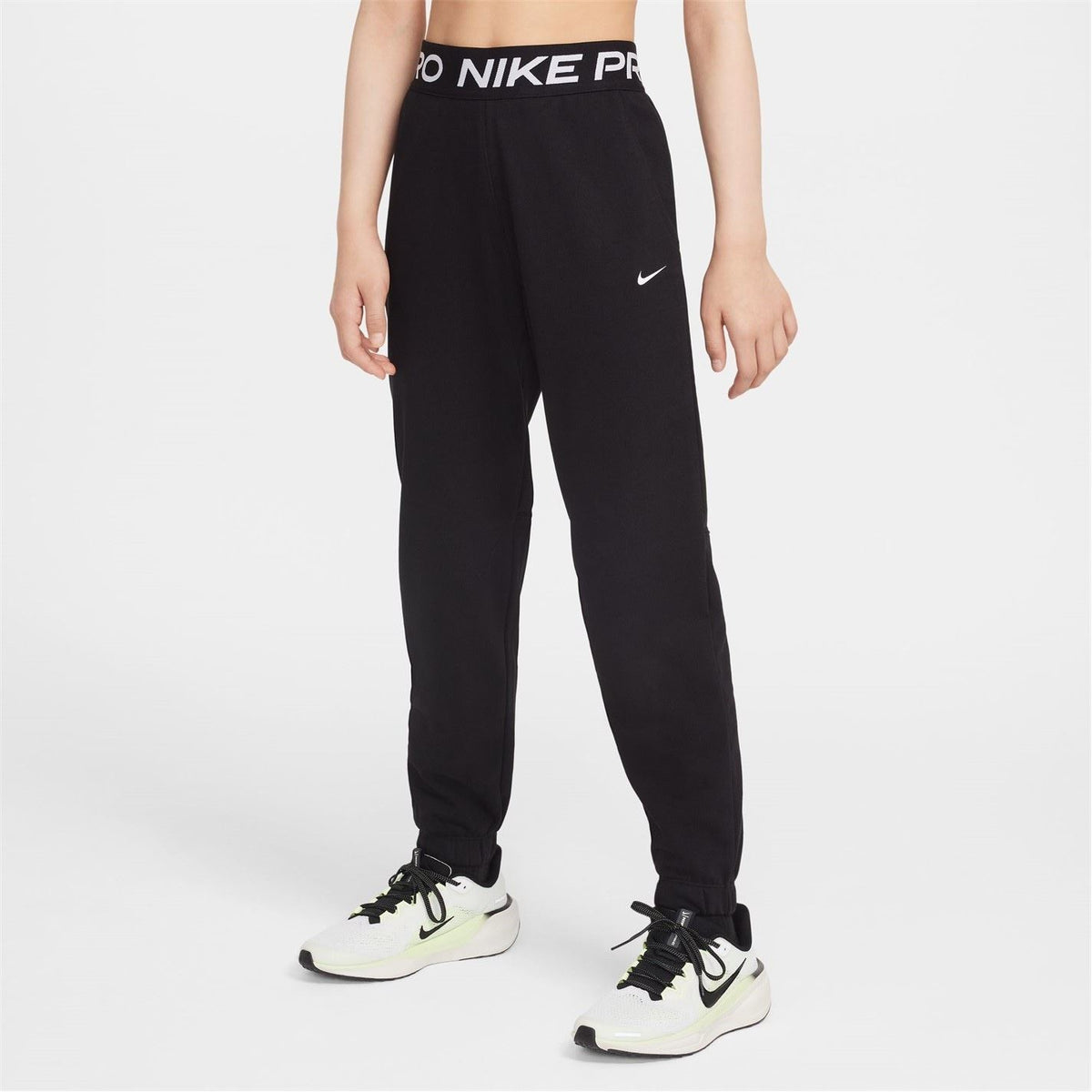 Nike Pro Fleece Solid Patterned Slim Joggers