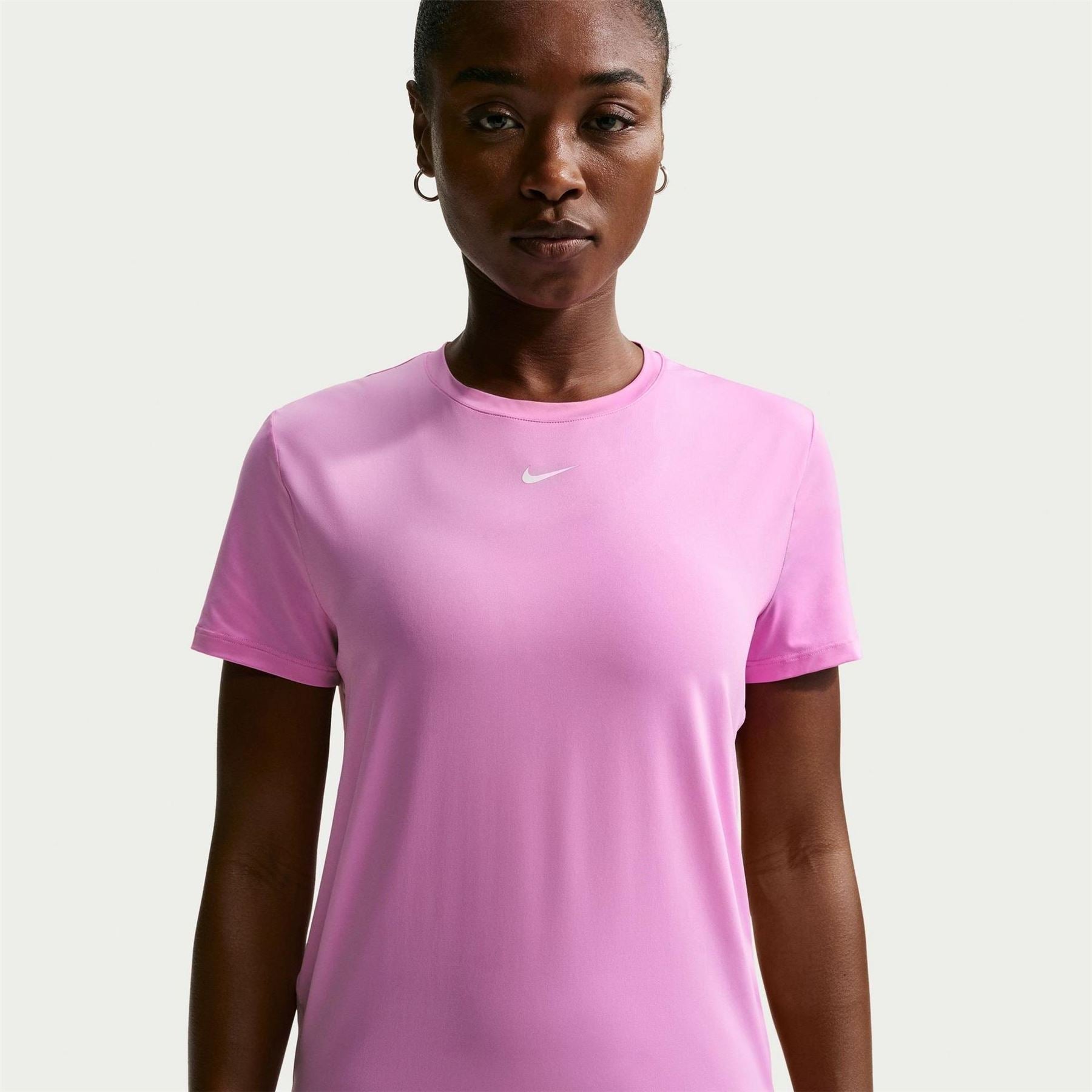 Nike Womens Dri Fit One Standard Fit Short Sleeve Top