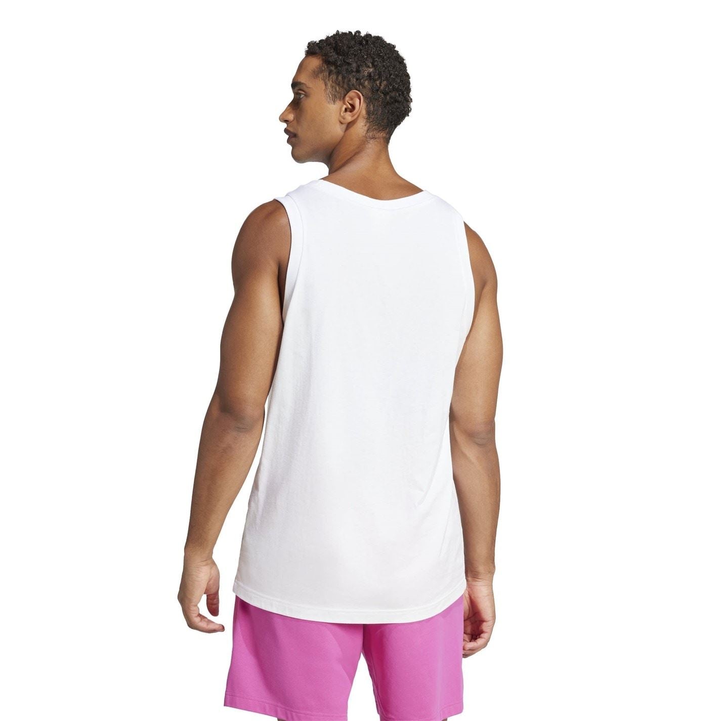 adidas Mens Essentials Small Logo Tank Top