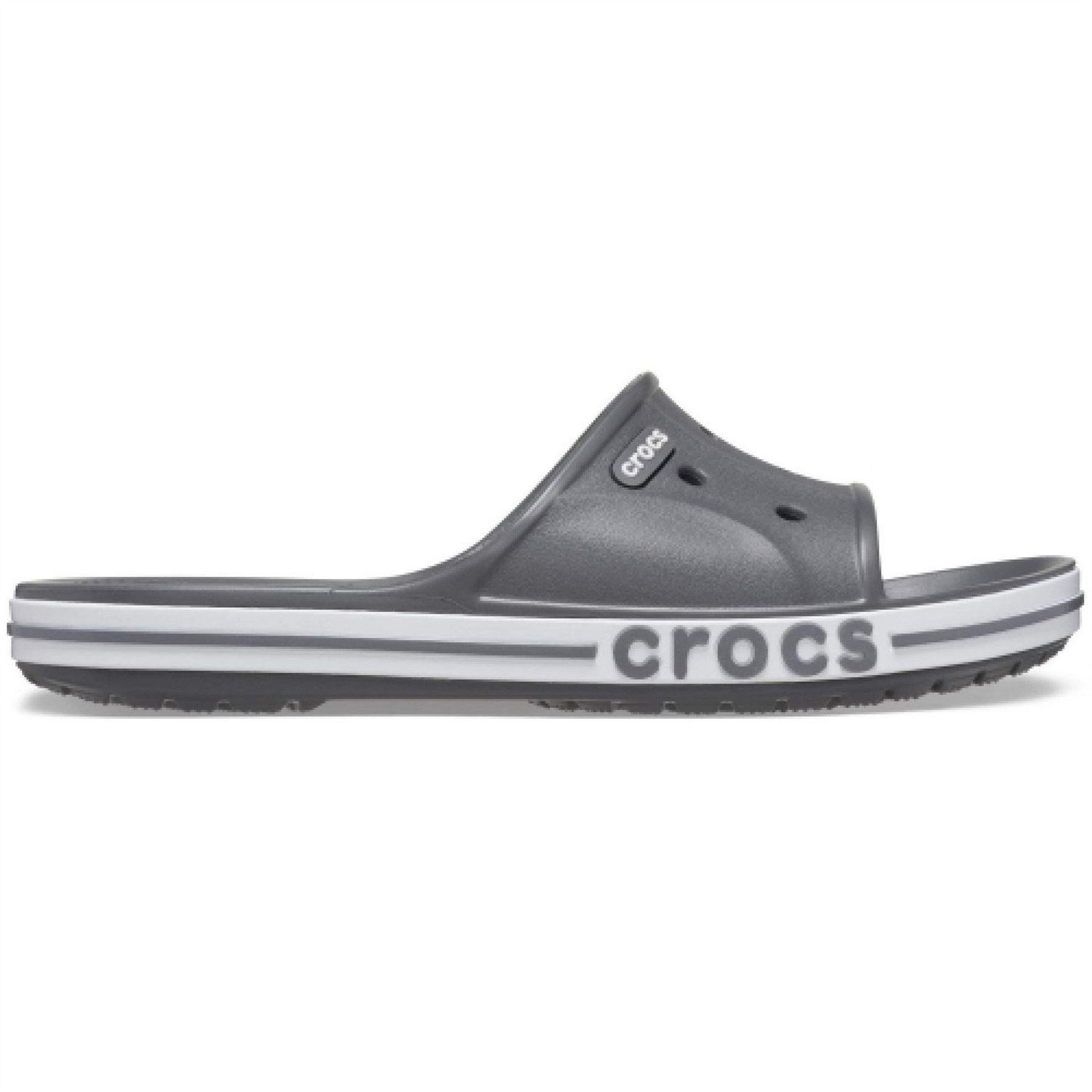 Crocs Bayaband Lacoste Lettering Slide Sandals