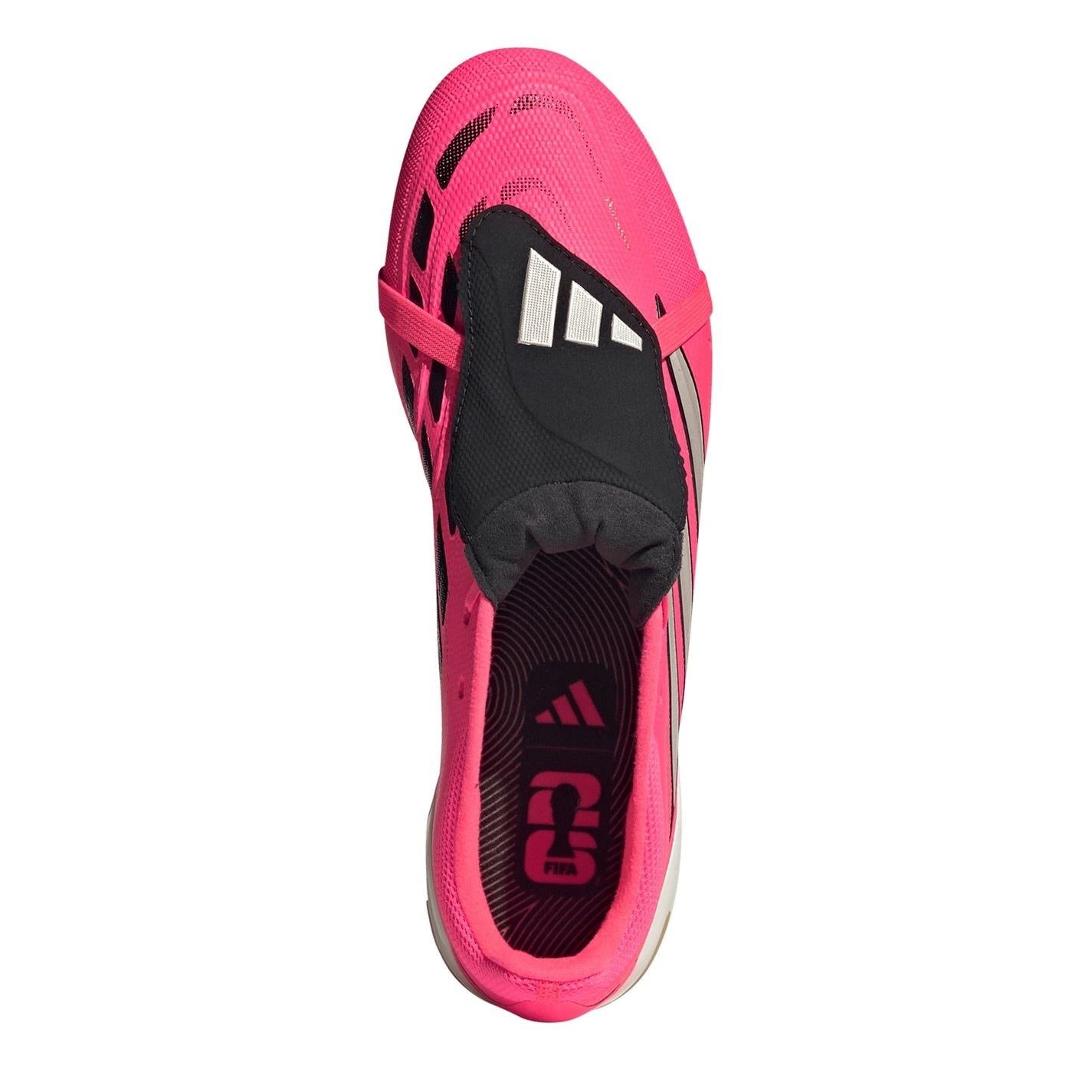 adidas Mens Predator Fold Over Tongue Academy Firm Ground Football Boots