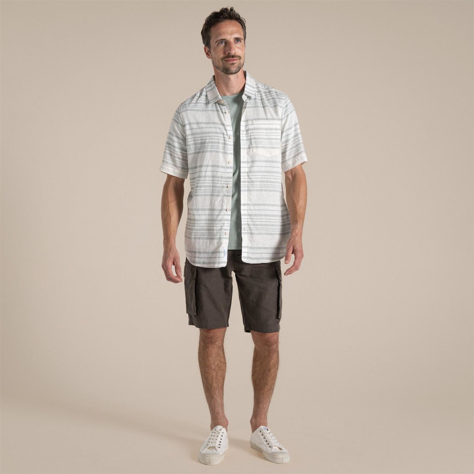 Craghoppers Collared Neck Shirt Collar Short Sleeve Shirt