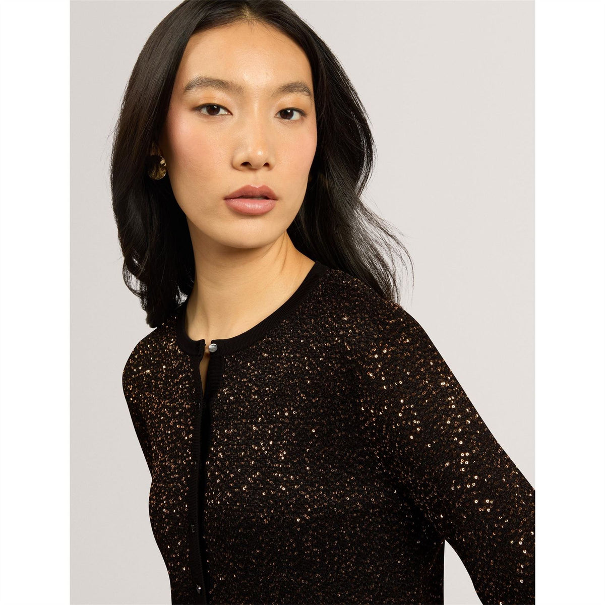Ted Baker Sequin Cardigan Ld64