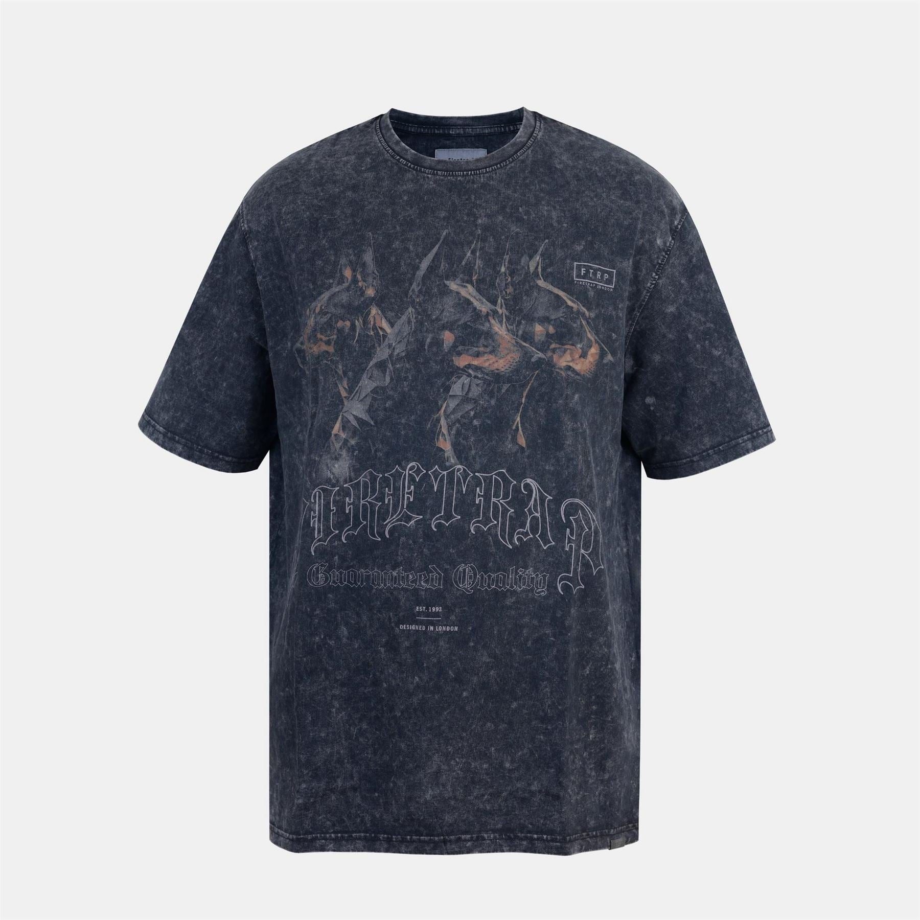 Firetrap Acid Wash Oversized T-Shirt
