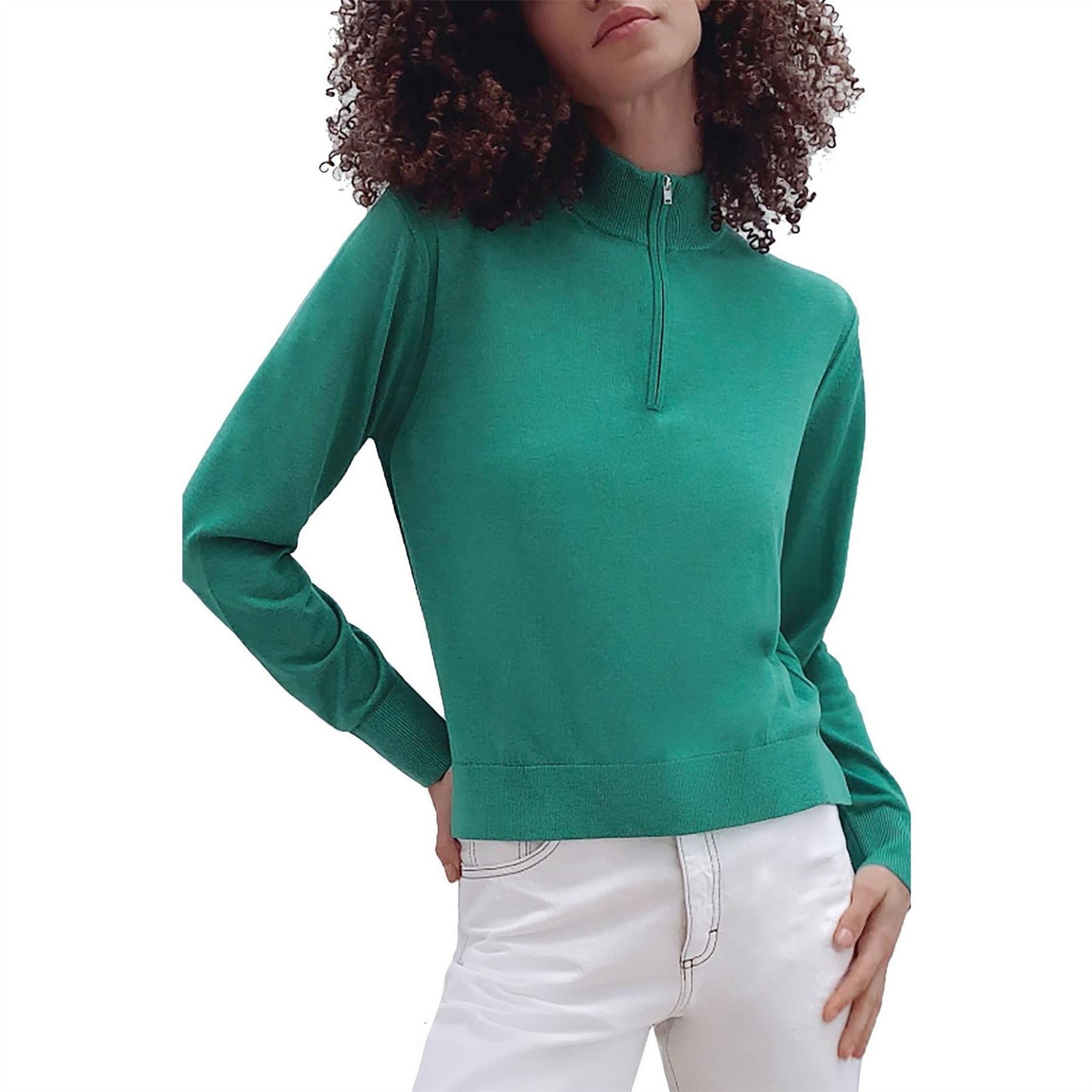 French Connection Recycled Half  Zip Jumper