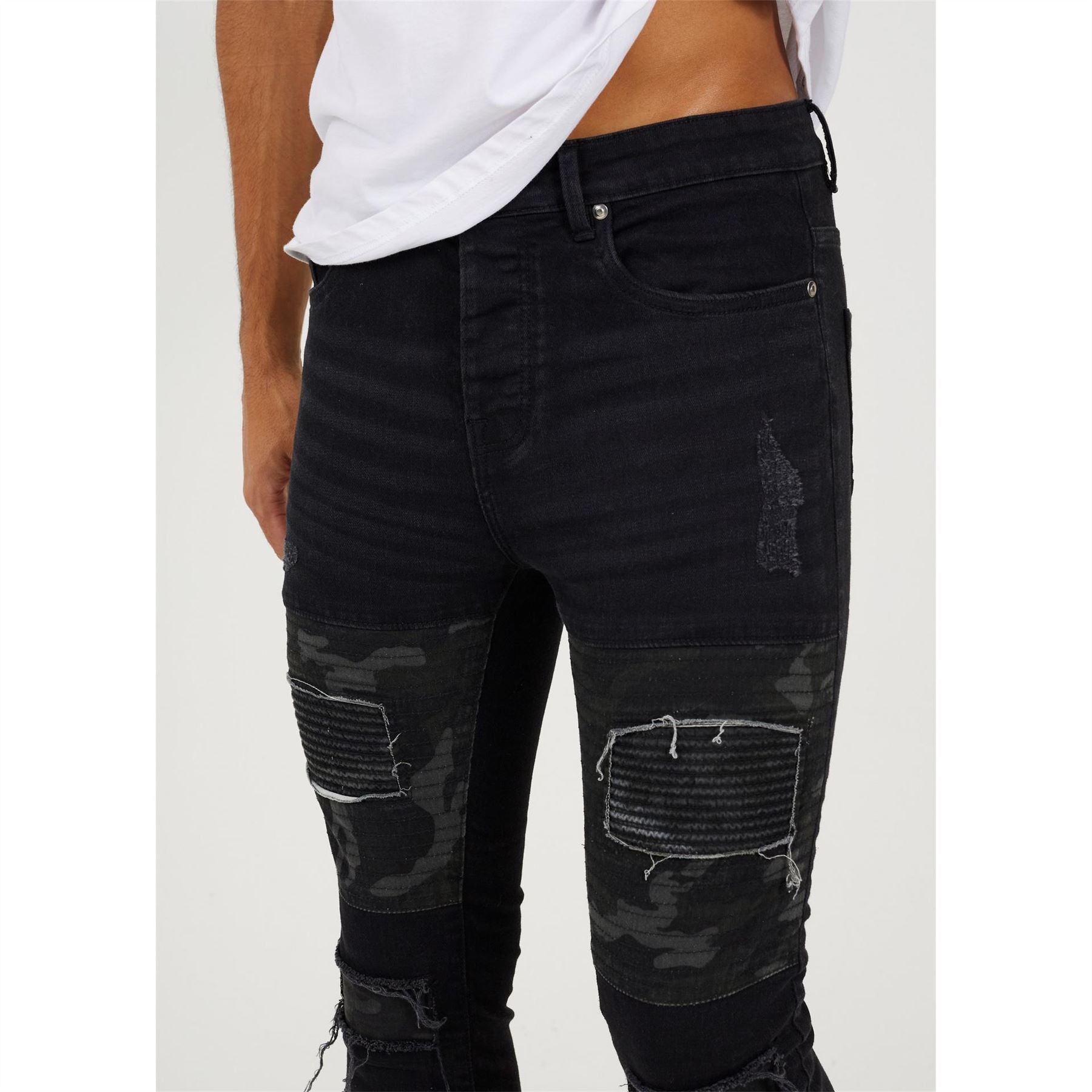 Brave Soul Wash Biker Jean