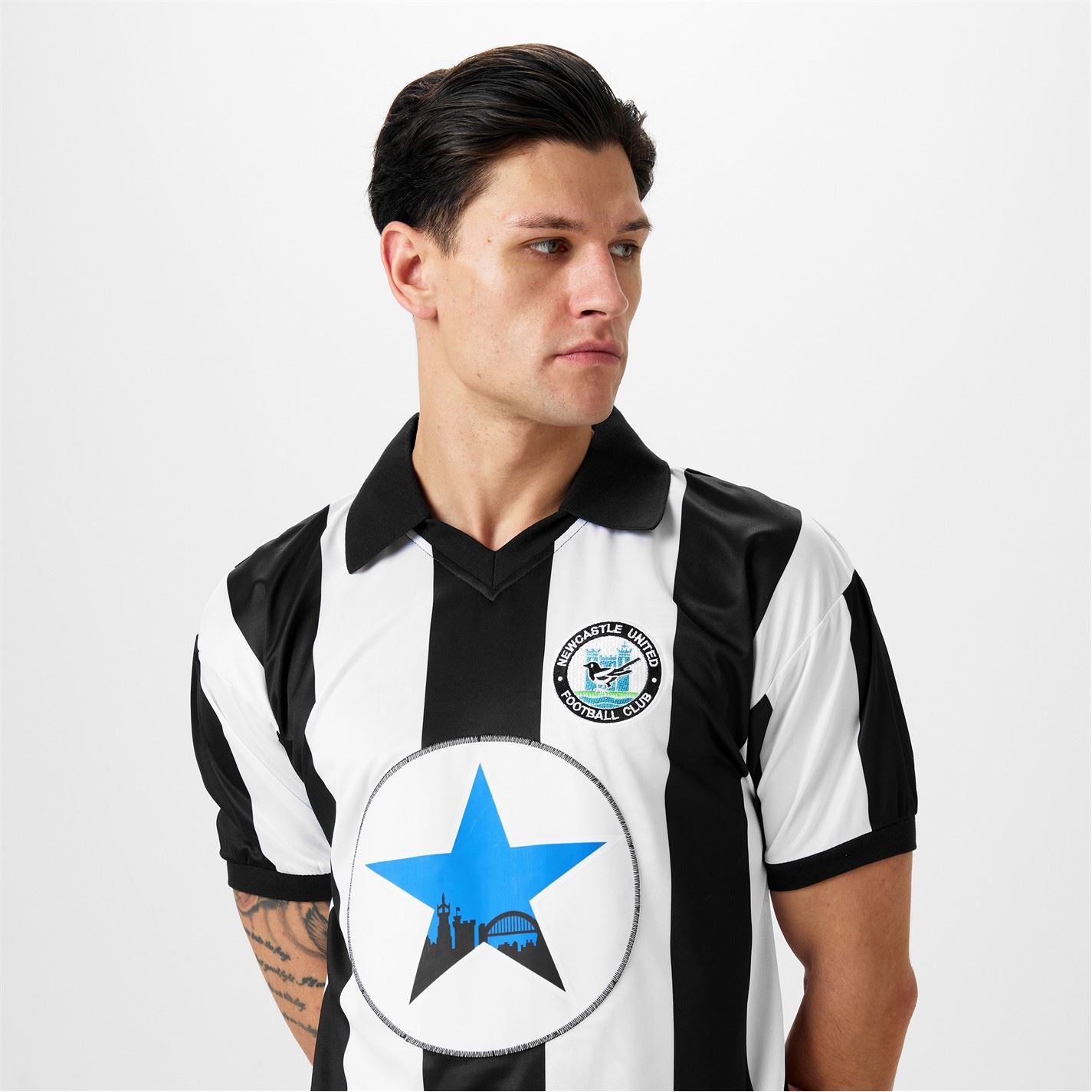 Score Draw Newcastle United 1982 Home Shirt Adults