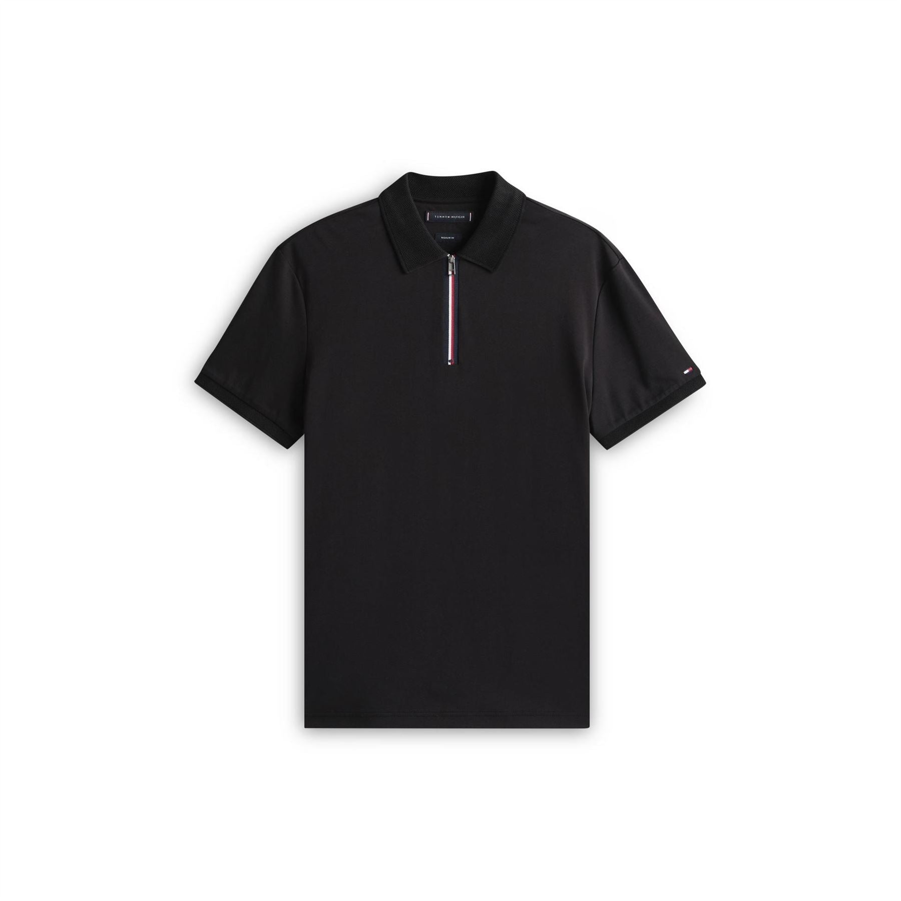 Tommy Hilfiger Zip Placket Polo Shirt