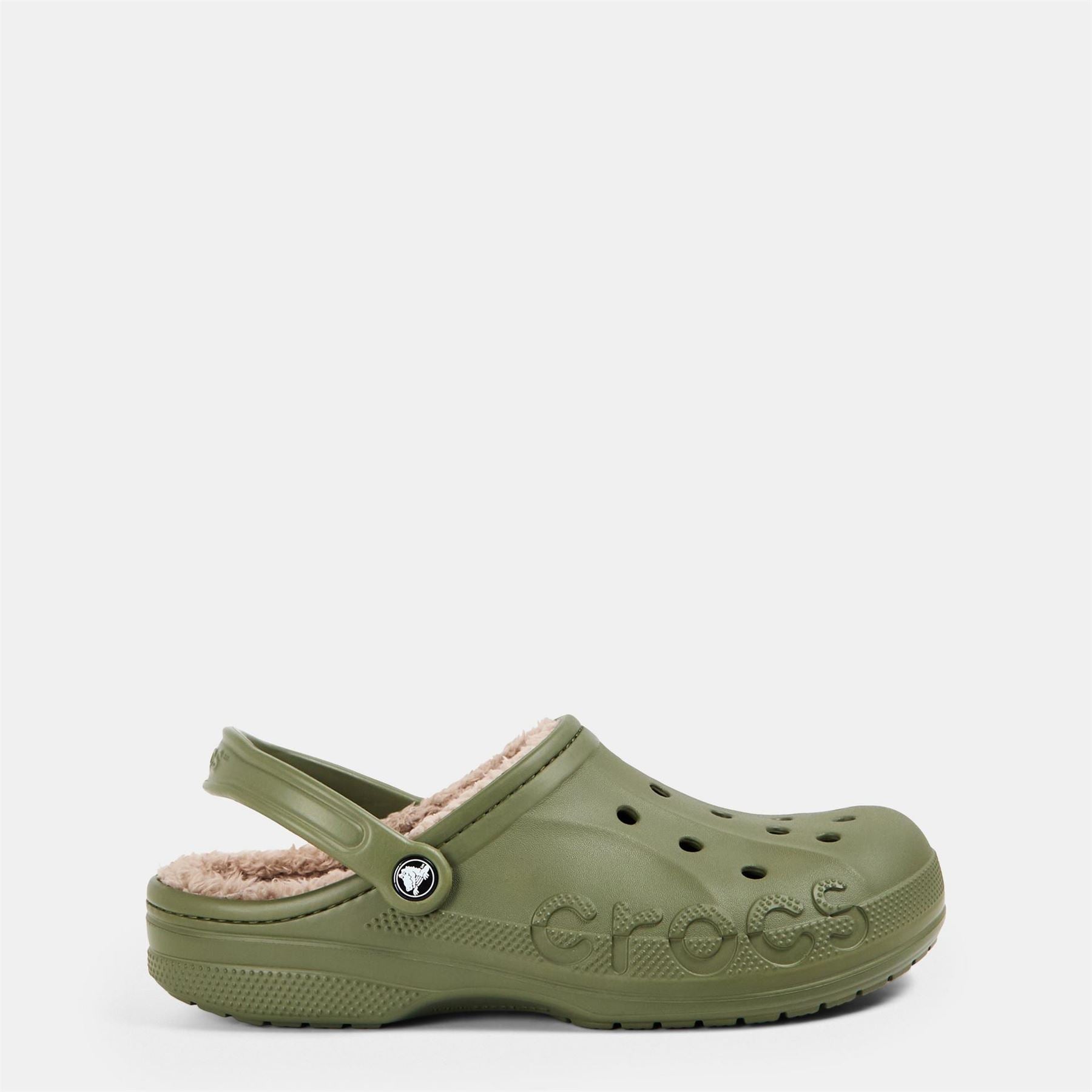 Crocs Baya Lined Shuv Clogs with Lacoste Lettering