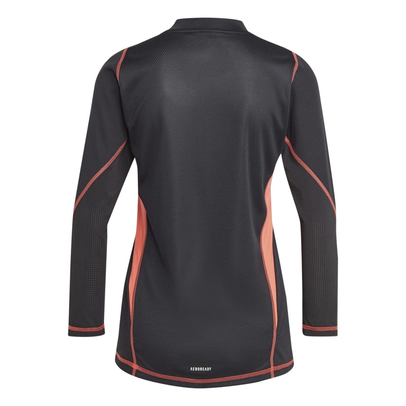 adidas Mock Neck Three Quarter Sleeve Jersey T-Shirt