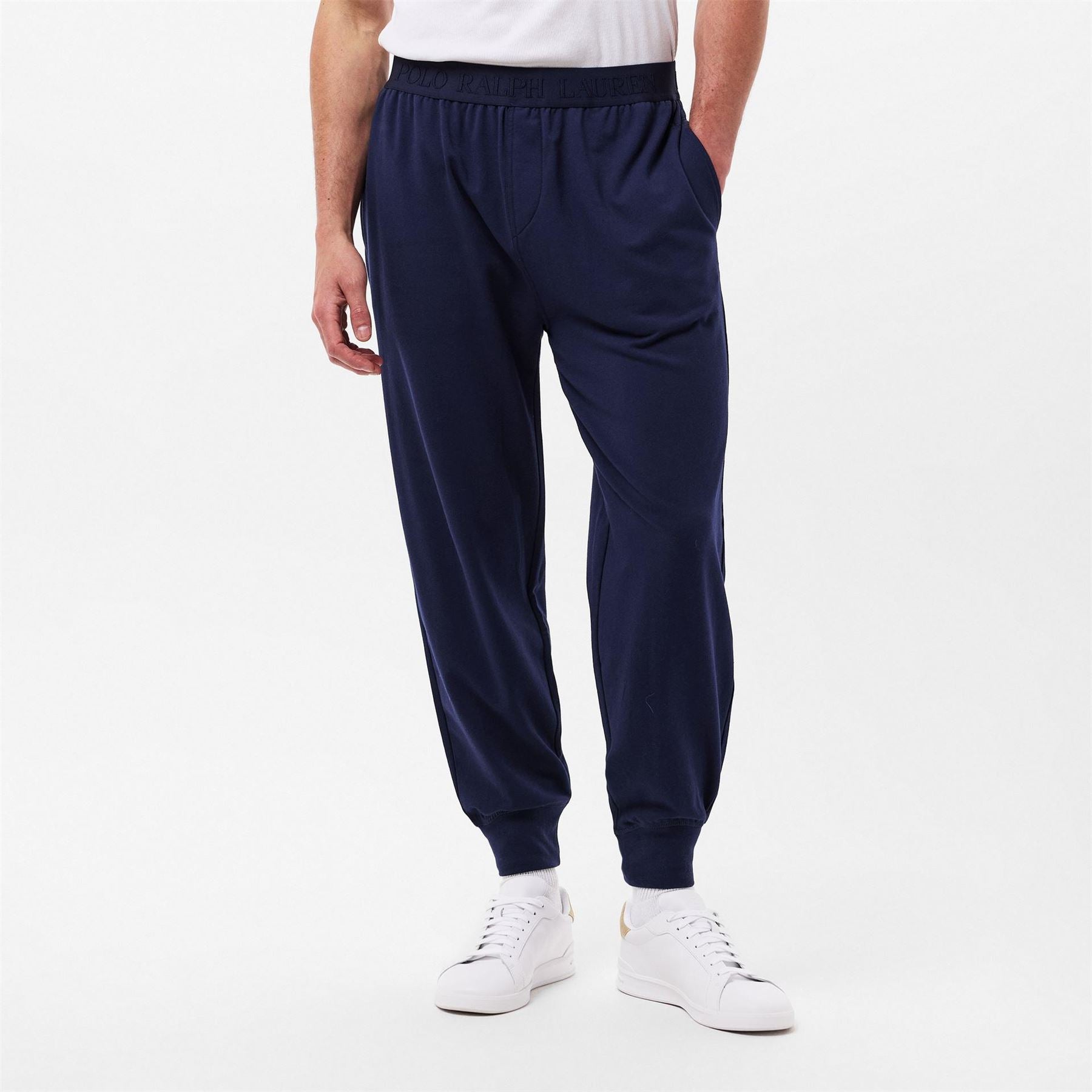 Polo Ralph Lauren Tonal Taped Closed Hem Jersey Joggers