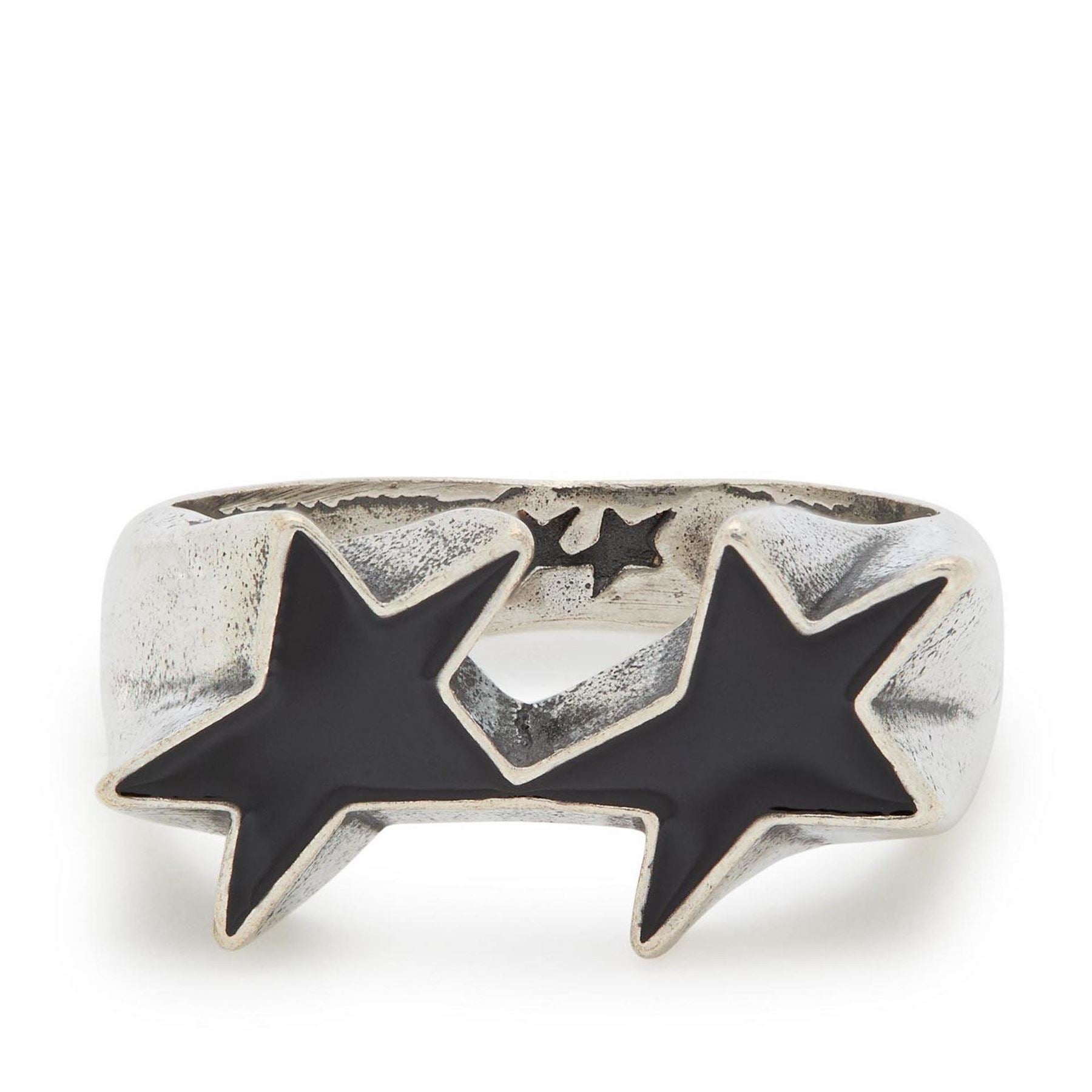TWOJEYS Icon Black Enameled Ring