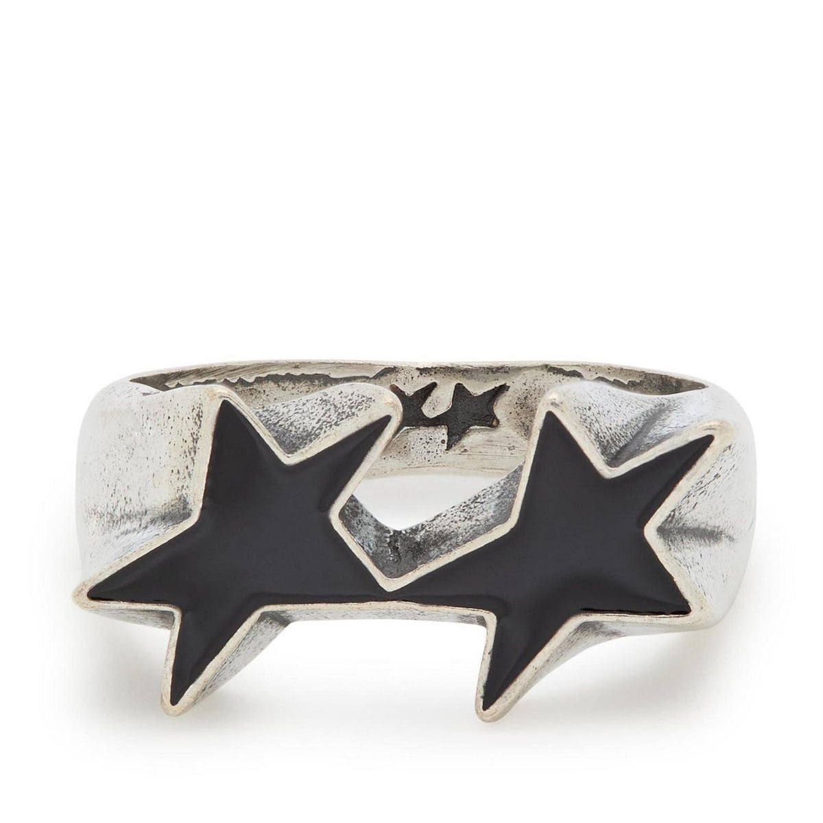 TWOJEYS Icon Black Enameled Ring