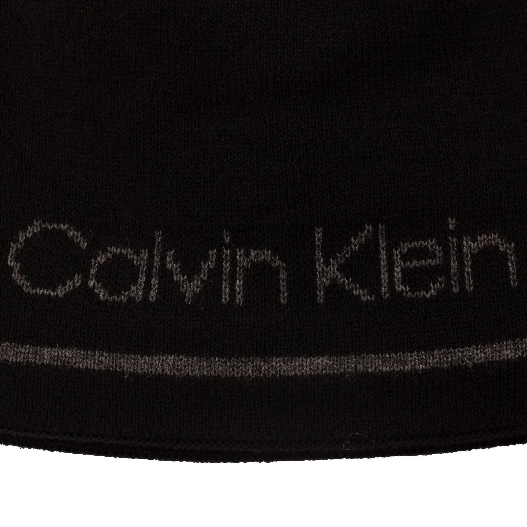 Calvin Klein Golf Lettering Reversible Beanie