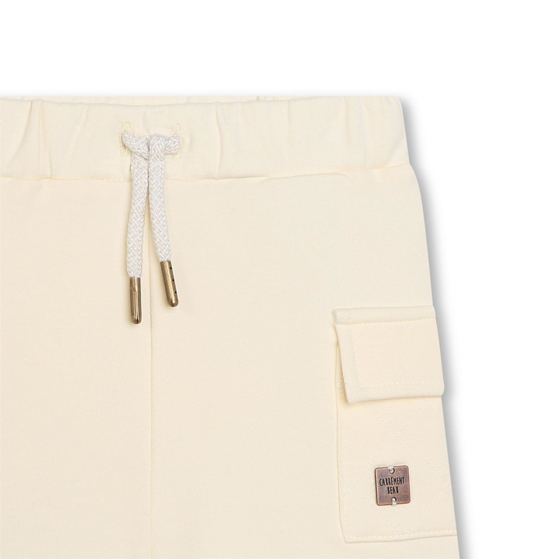 Carrement Beau Solid Patterned Relaxed Fit Bermuda Shorts